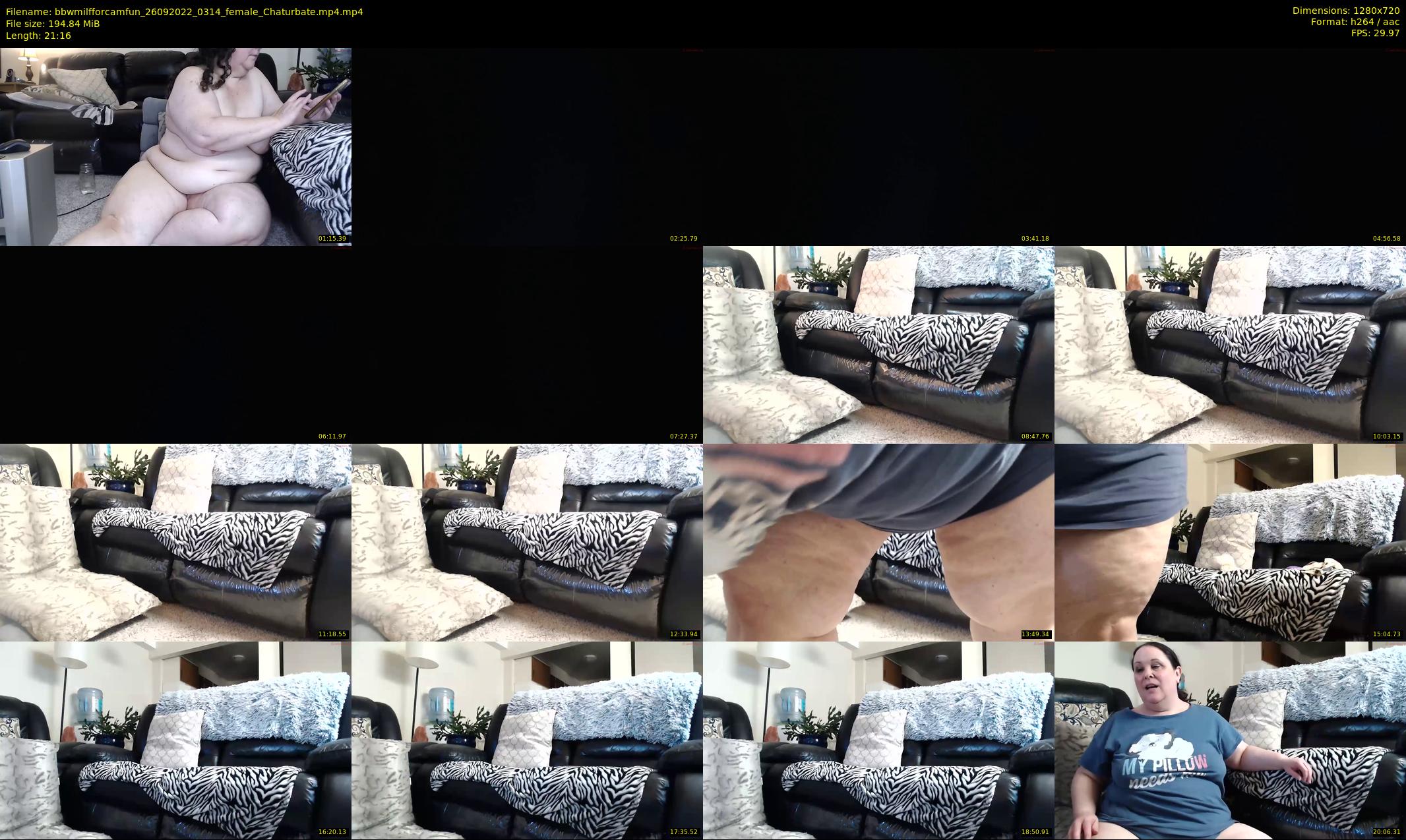 bbwmilfforcamfun — 22 minute Chaturbate female cam show recording, 720p, Sep 26, 2022