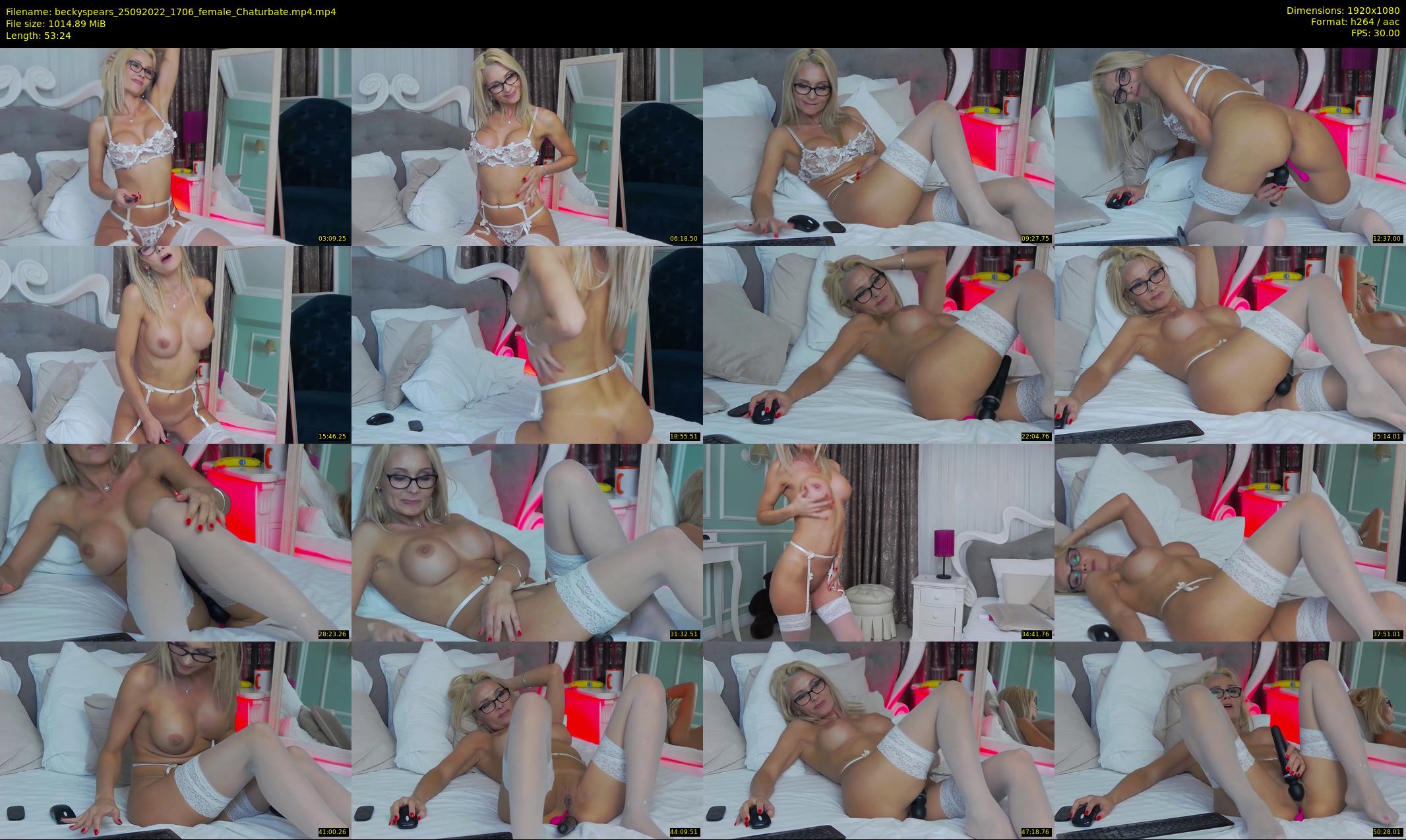 beckyspears — 54 minute Chaturbate female cam show recording, 1080p, Sep 25, 2022