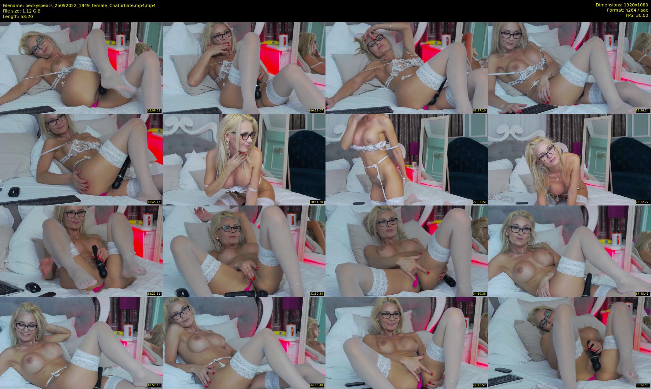 beckyspears — 54 minute Chaturbate female cam show recording, 1080p, Sep 25, 2022