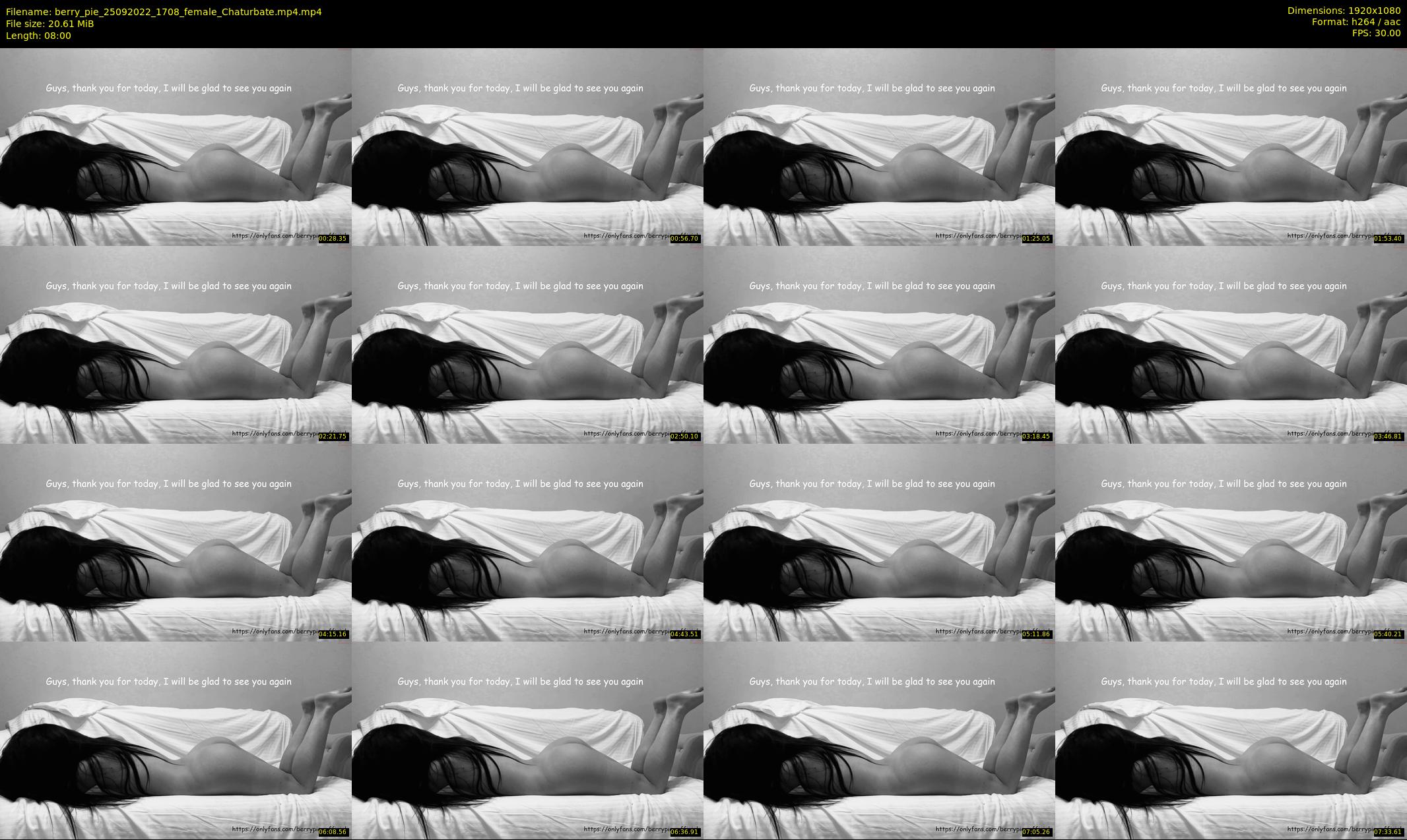 berry_pie — 8 minute Chaturbate female cam show recording, 1080p, Sep 25, 2022