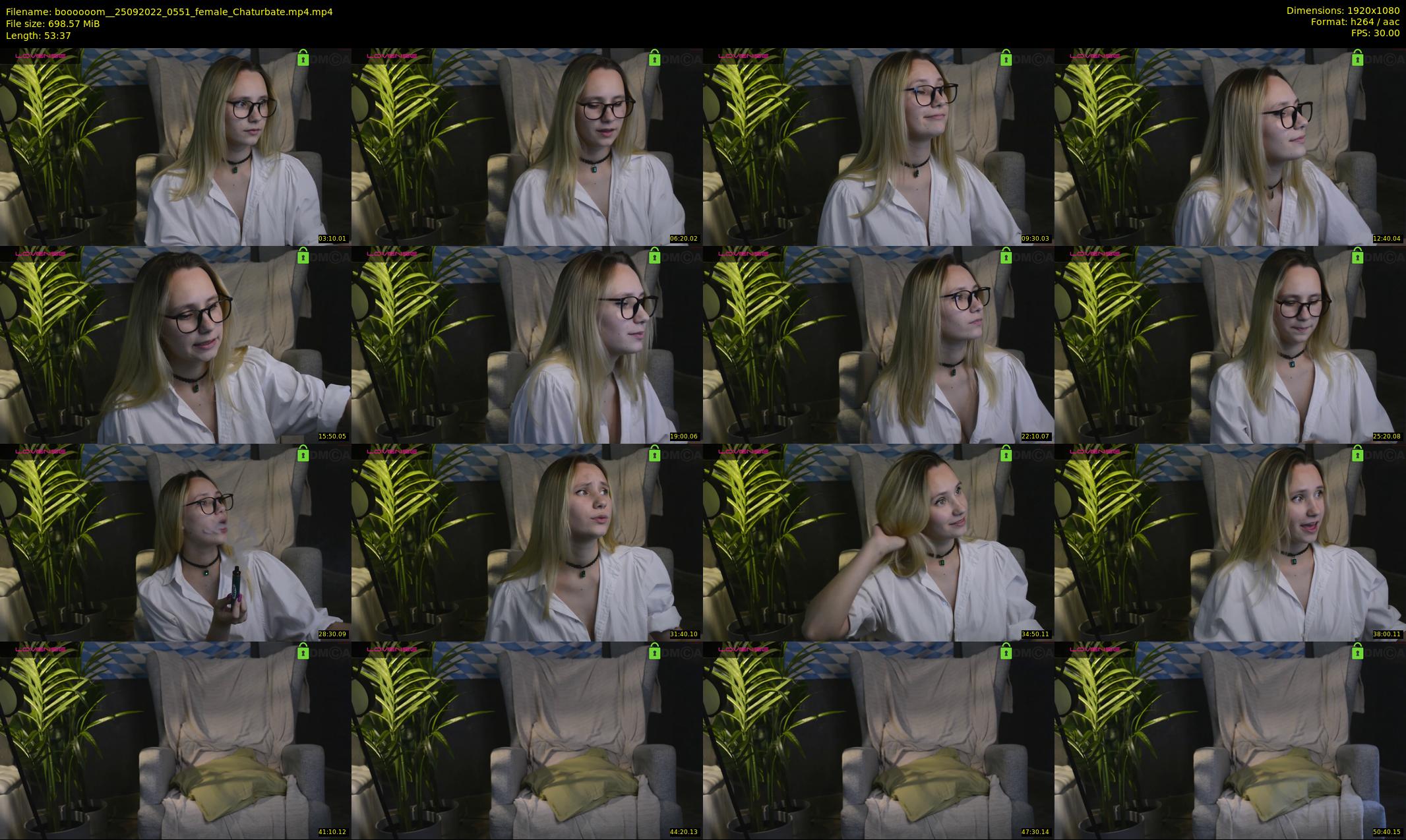 boooooom_ — 54 minute Chaturbate female cam show recording, 1080p, Sep 25, 2022