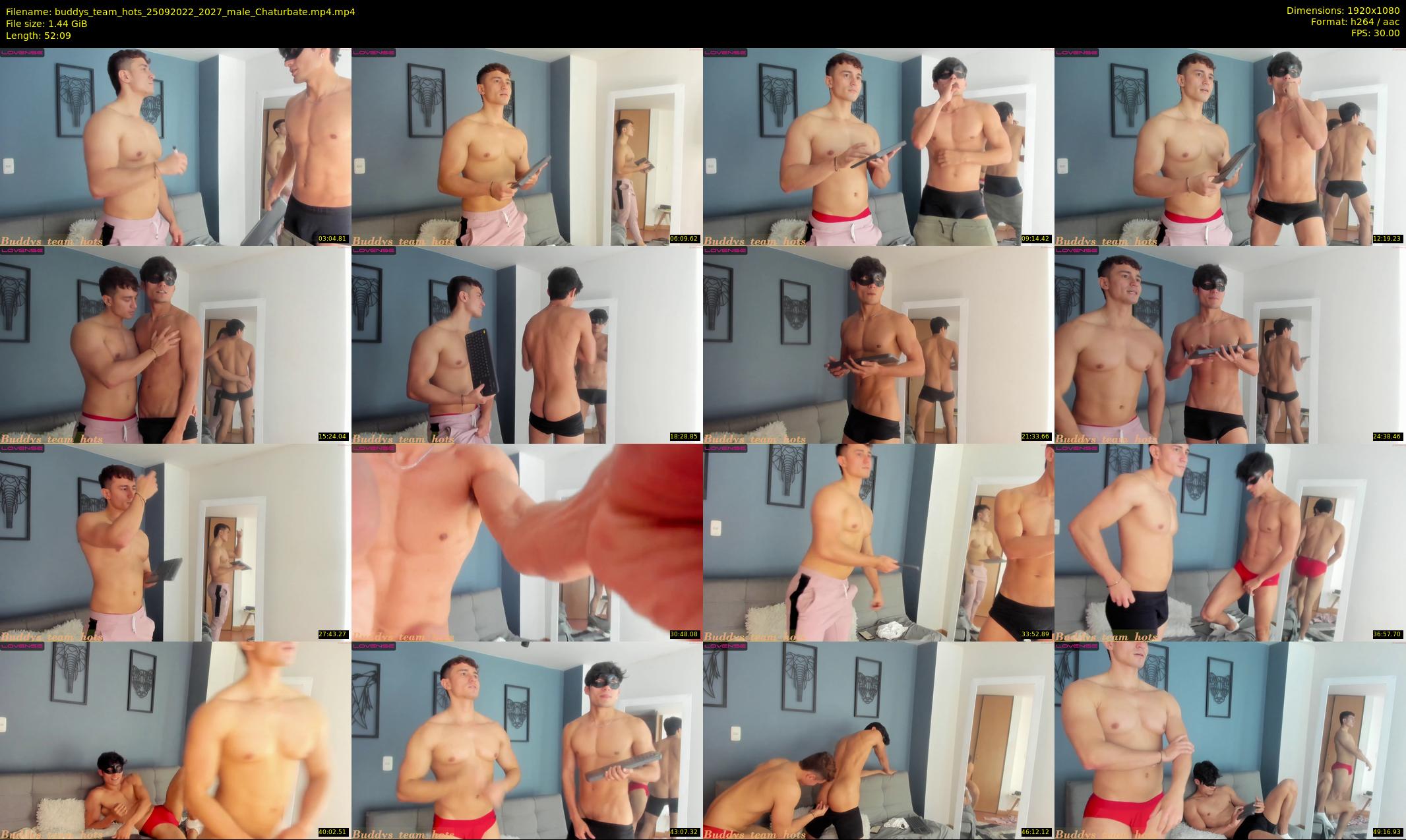buddys_team_hots — 53 minute Chaturbate couple cam show recording, 1080p, Sep 25, 2022