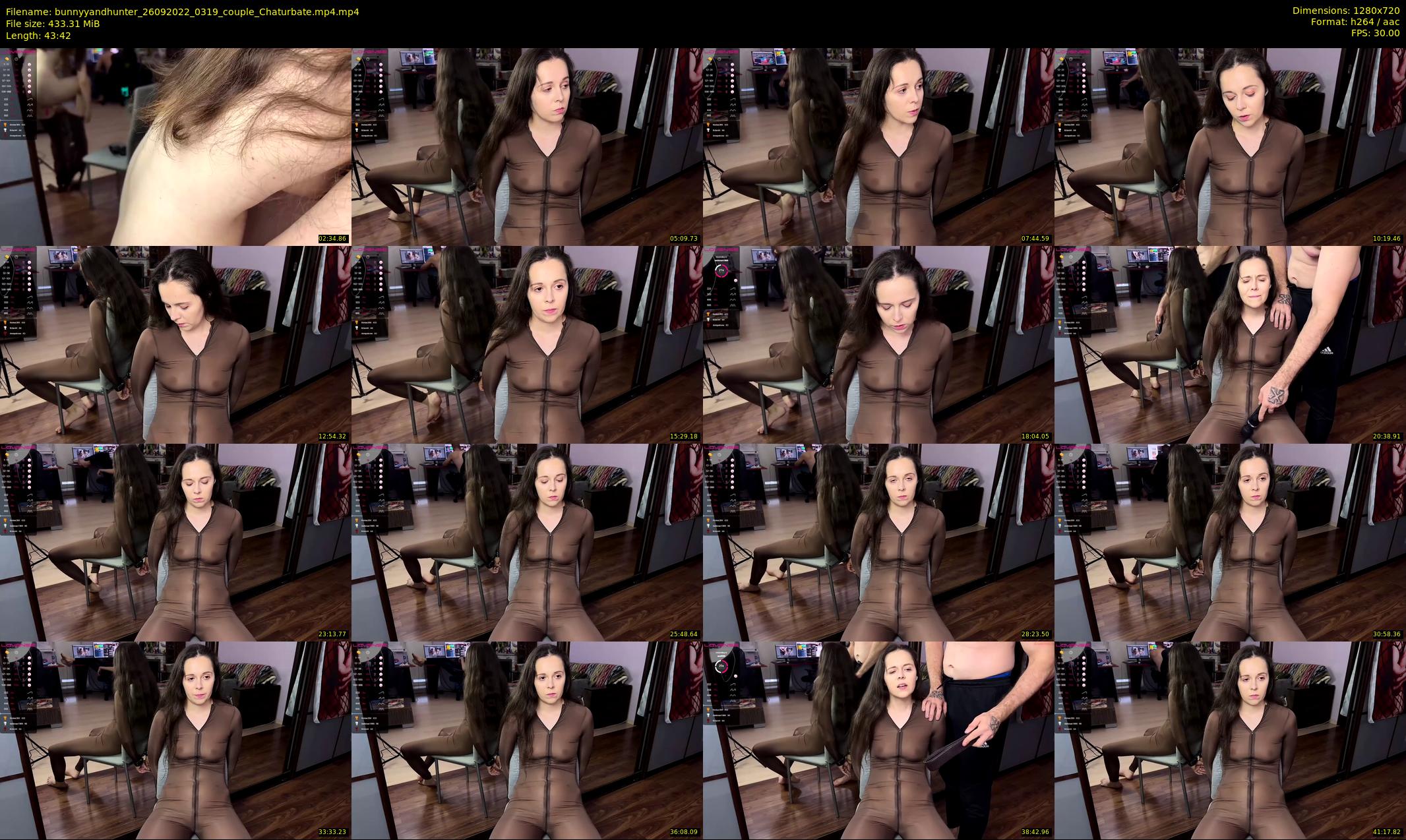 bunnyyandhunter — 44 minute Chaturbate couple cam show recording, 720p, Sep 26, 2022