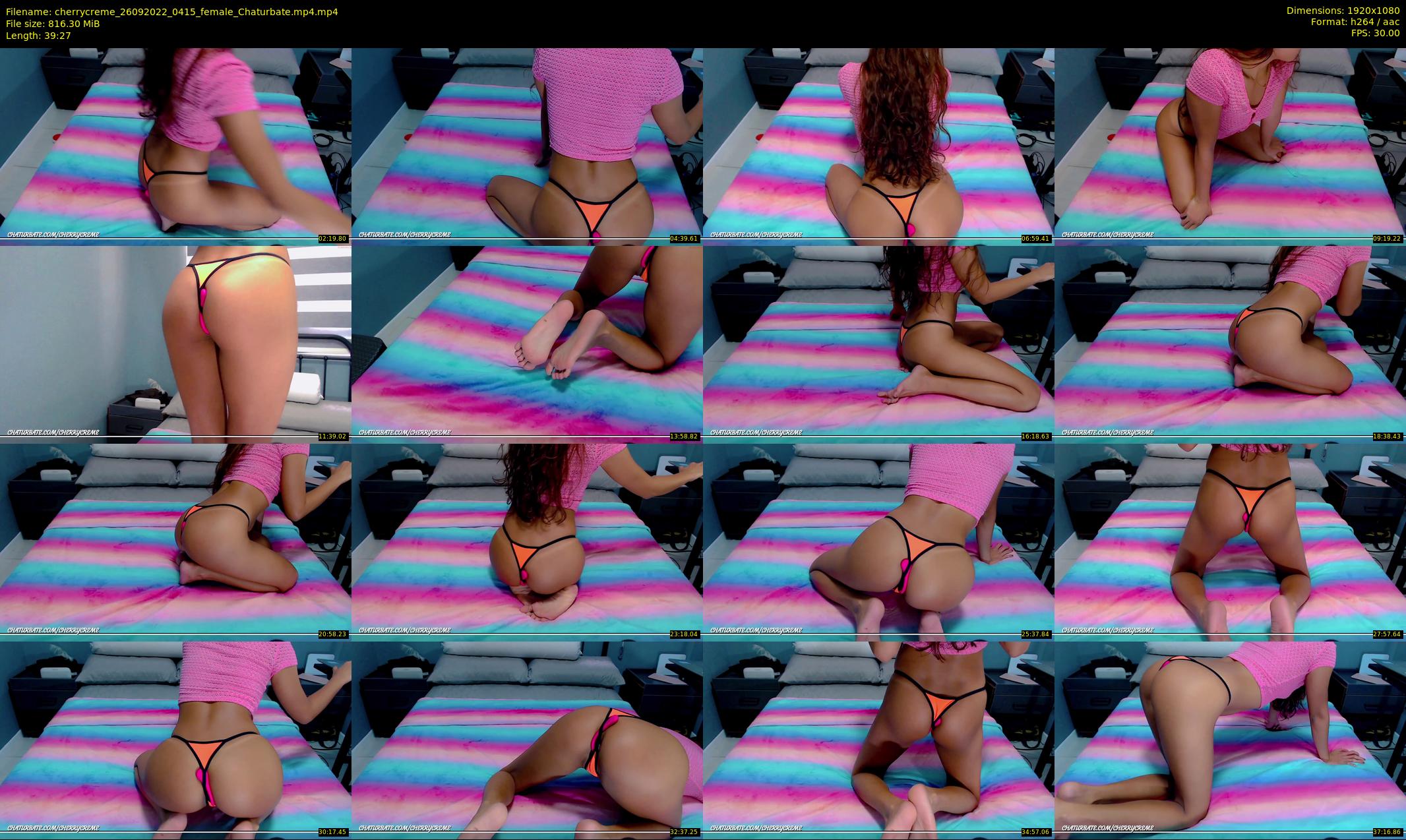 cherrycreme — 40 minute Chaturbate female cam show recording, 1080p, Sep 26, 2022