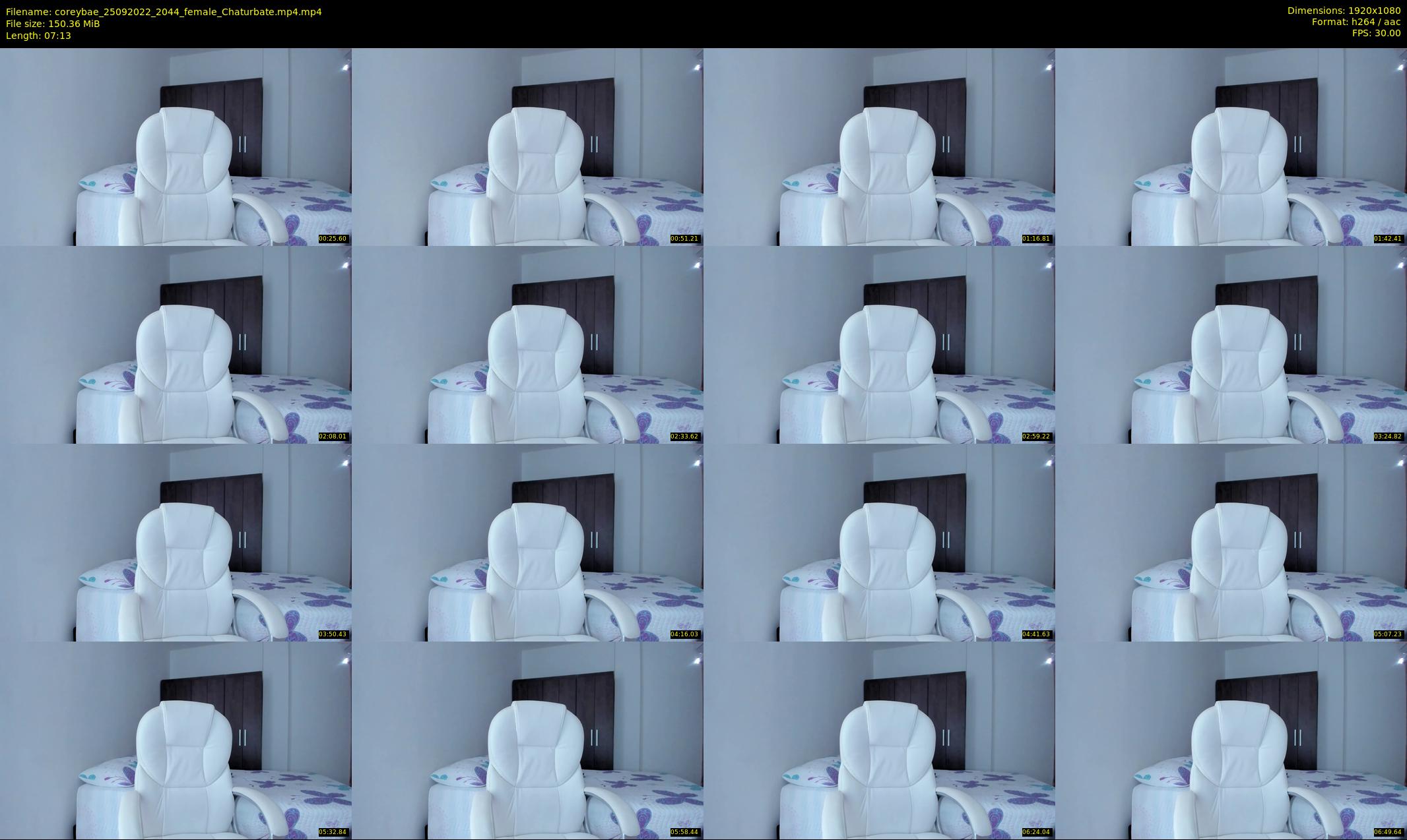 coreybae — 8 minute Chaturbate female cam show recording, 1080p, Sep 25, 2022