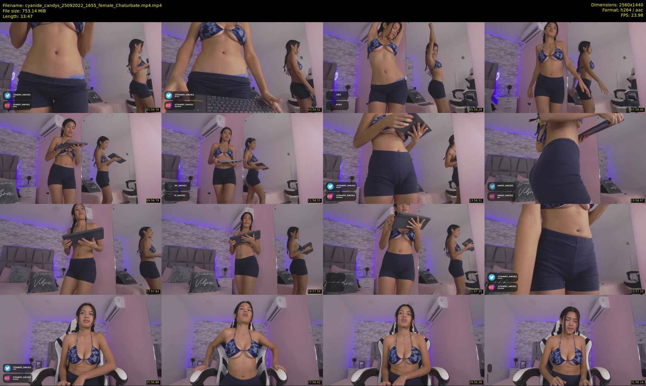 cyanide_candys — 34 minute Chaturbate female cam show recording, 1080p, Sep 25, 2022
