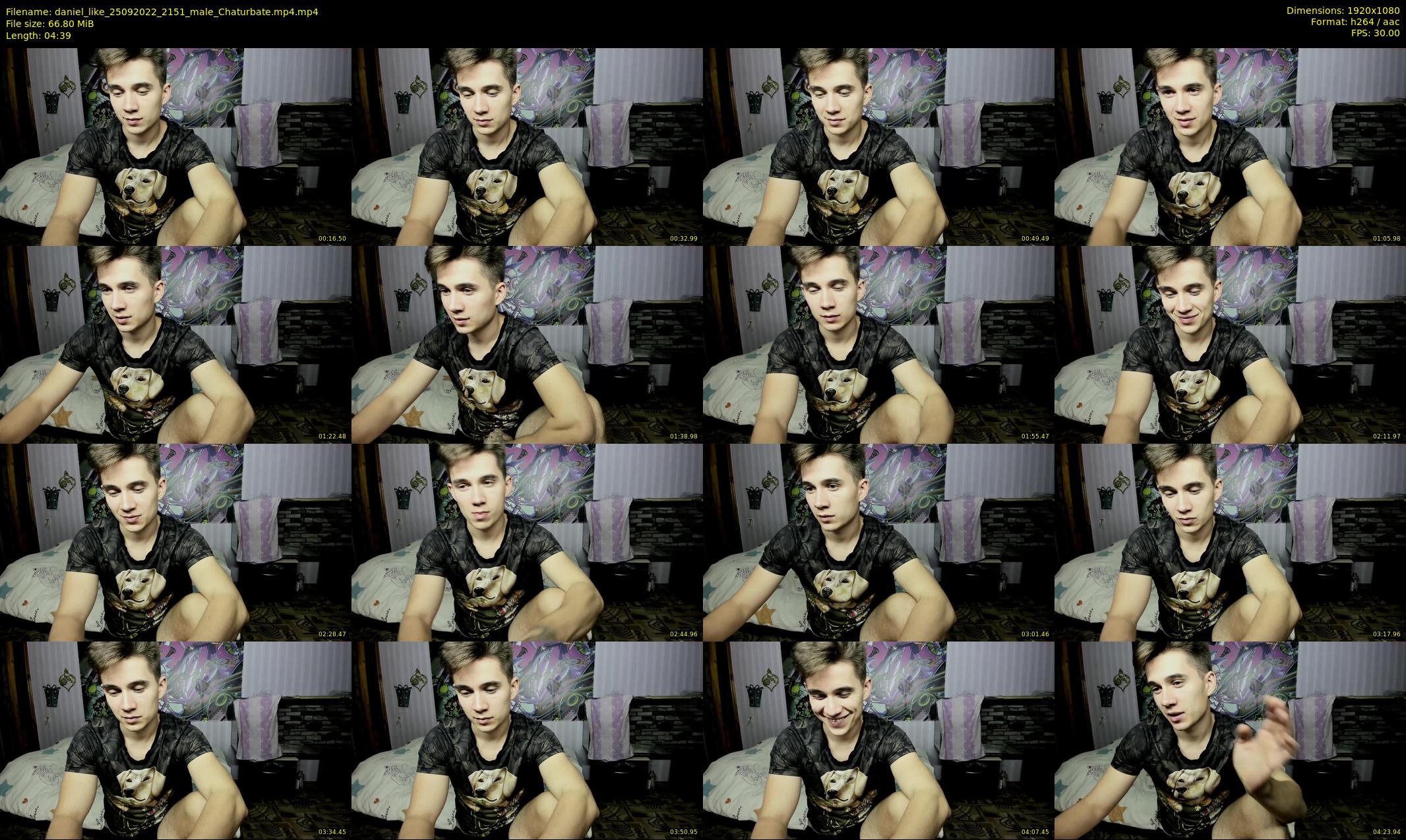 daniel_like — 5 minute Chaturbate male cam show recording, 1080p, Sep 25, 2022