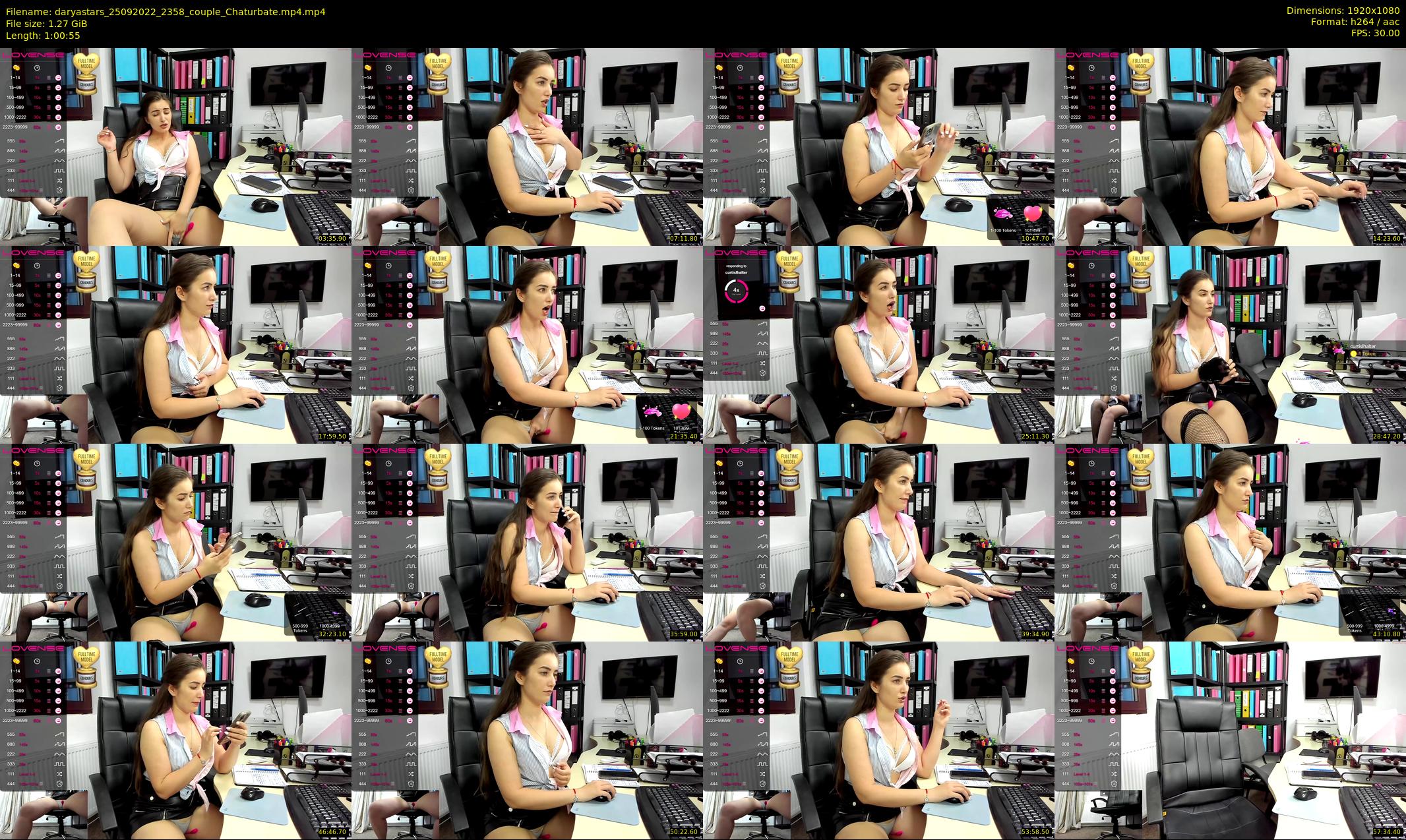 daryastars — 61 minute Chaturbate couple cam show recording, 1080p, Sep 25, 2022