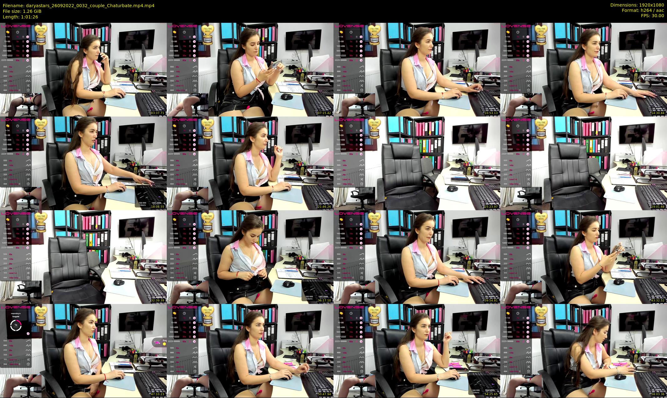 daryastars — 62 minute Chaturbate couple cam show recording, 1080p, Sep 26, 2022