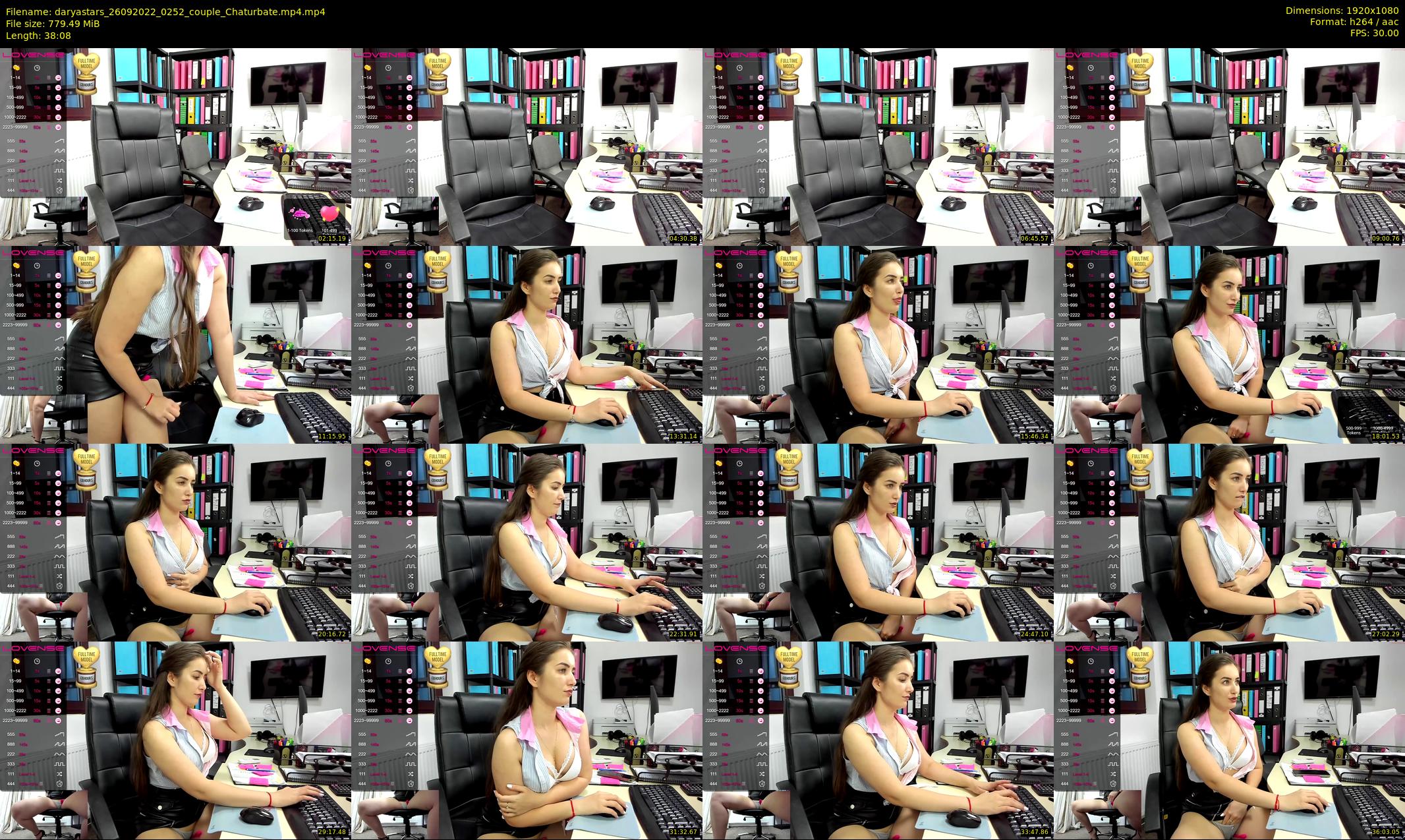 daryastars — 39 minute Chaturbate couple cam show recording, 1080p, Sep 26, 2022