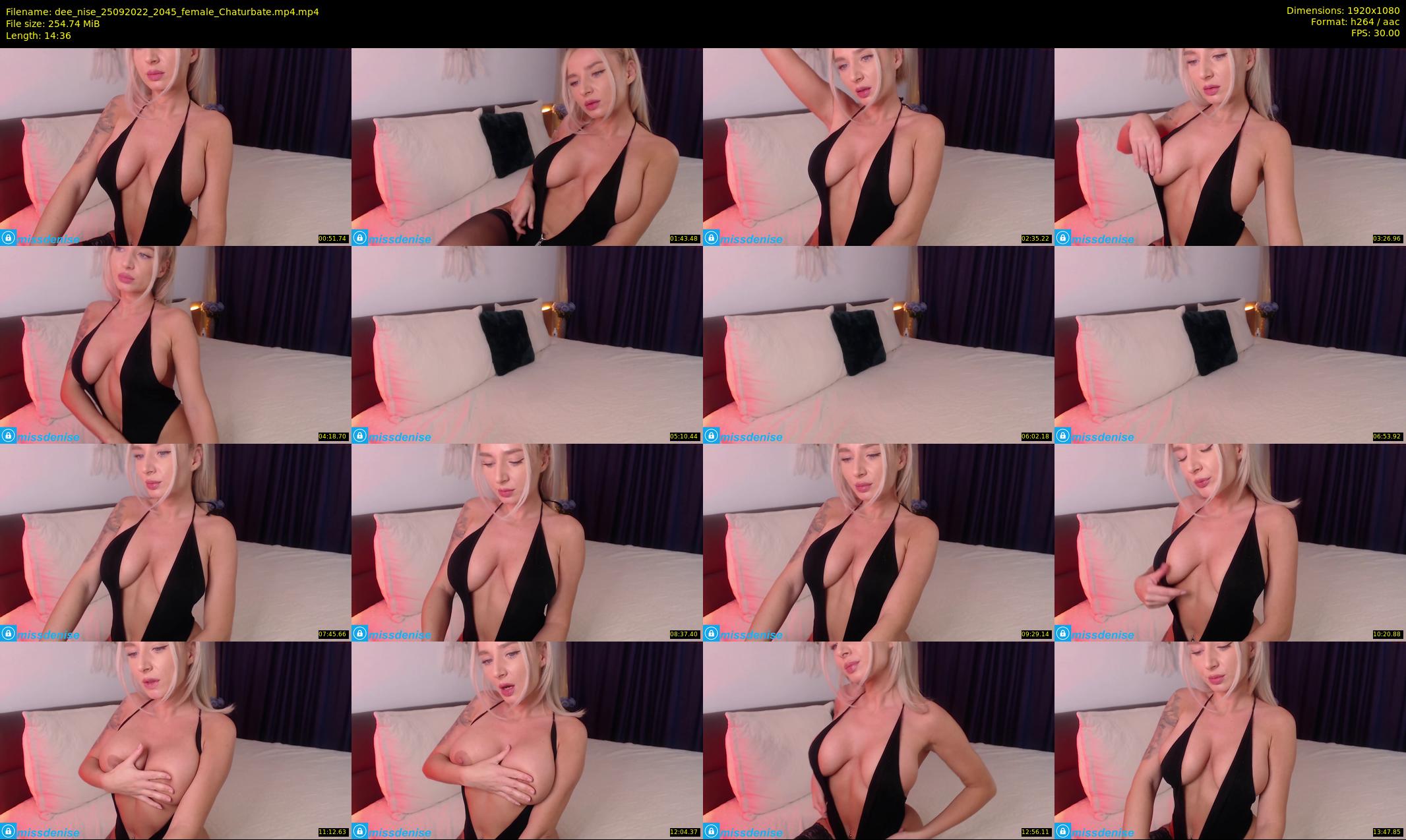 dee_nise — 15 minute Chaturbate female cam show recording, 1080p, Sep 25, 2022