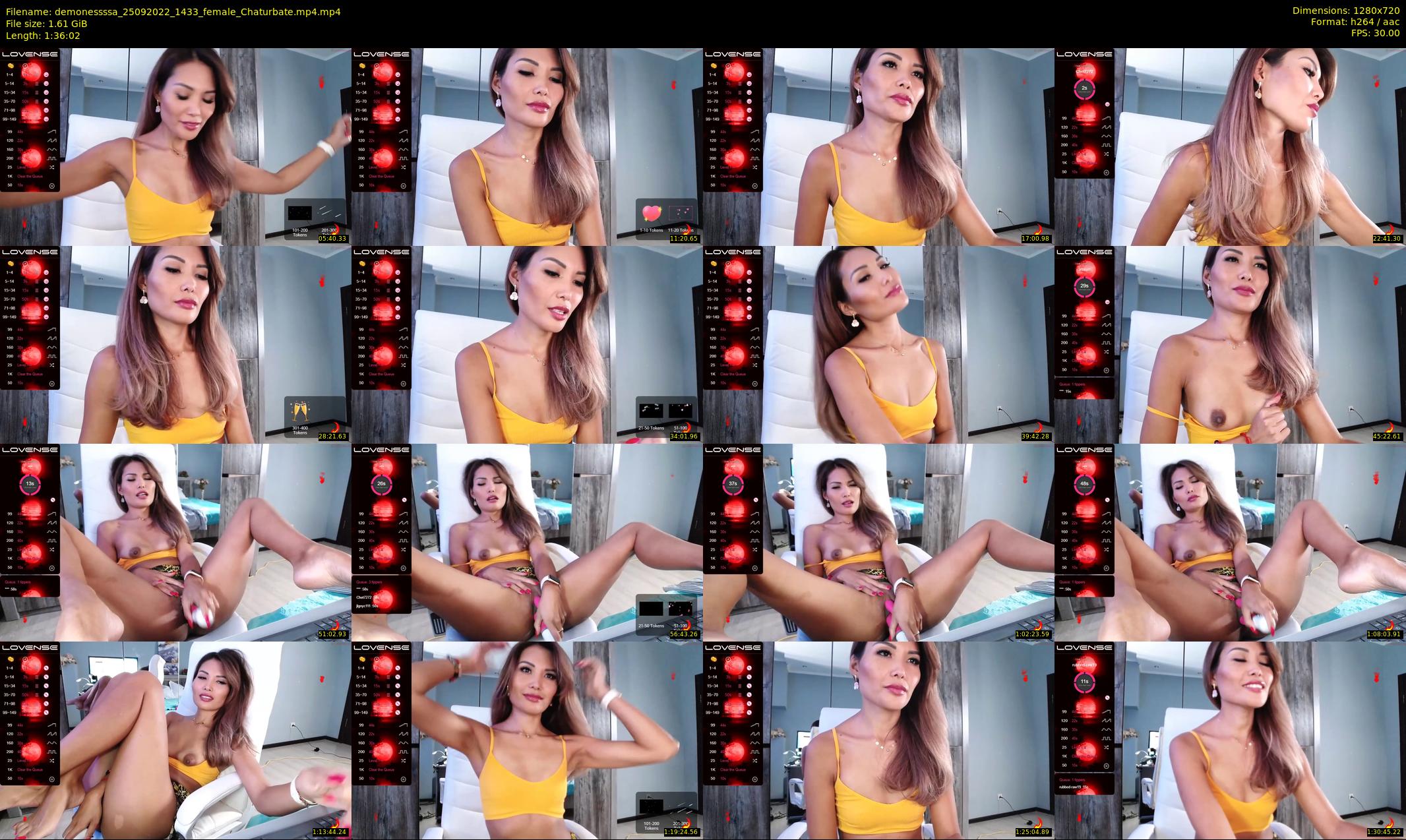 demonessssa — 97 minute Chaturbate female cam show recording, 720p, Sep 25, 2022