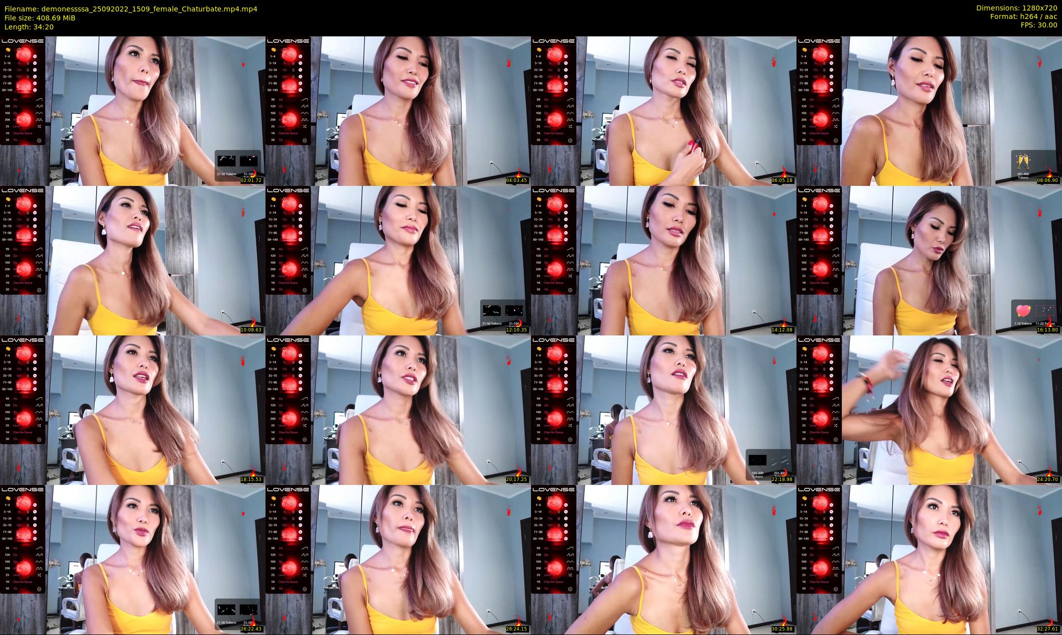 demonessssa — 35 minute Chaturbate female cam show recording, 720p, Sep 25, 2022