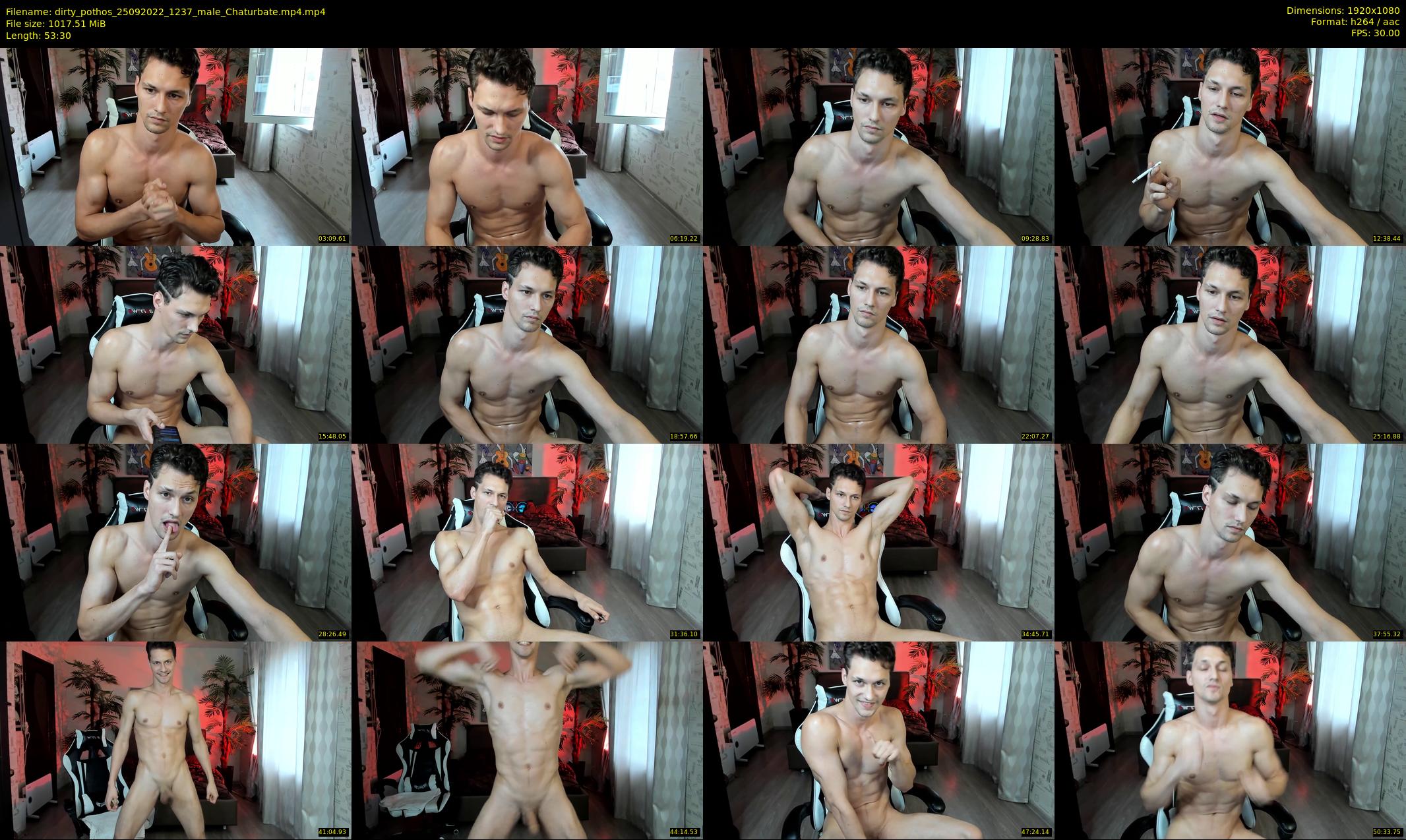 dirty_pothos — 54 minute Chaturbate male cam show recording, 1080p, Sep 25, 2022