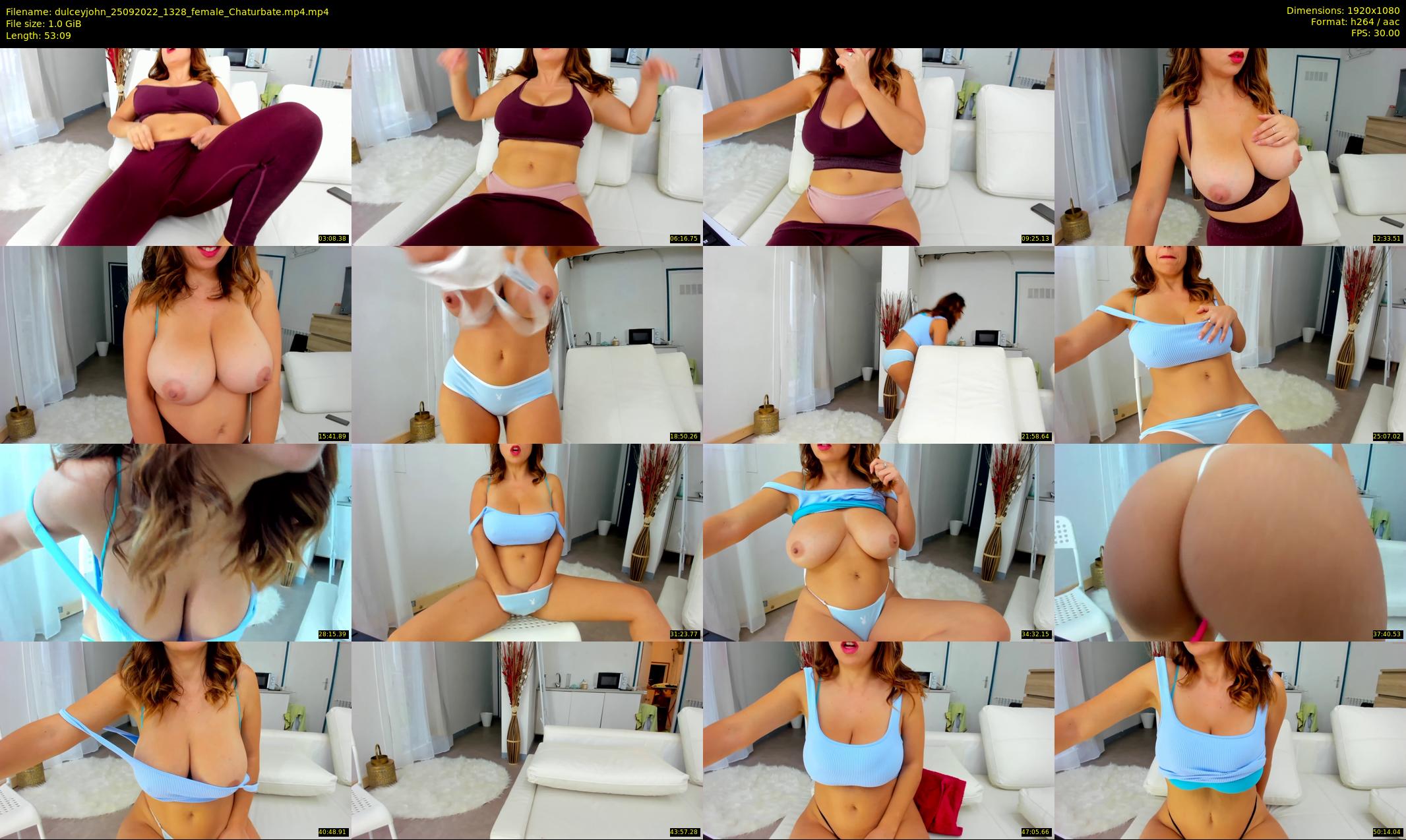 dulceyjohn — 54 minute Chaturbate female cam show recording, 1080p, Sep 25, 2022