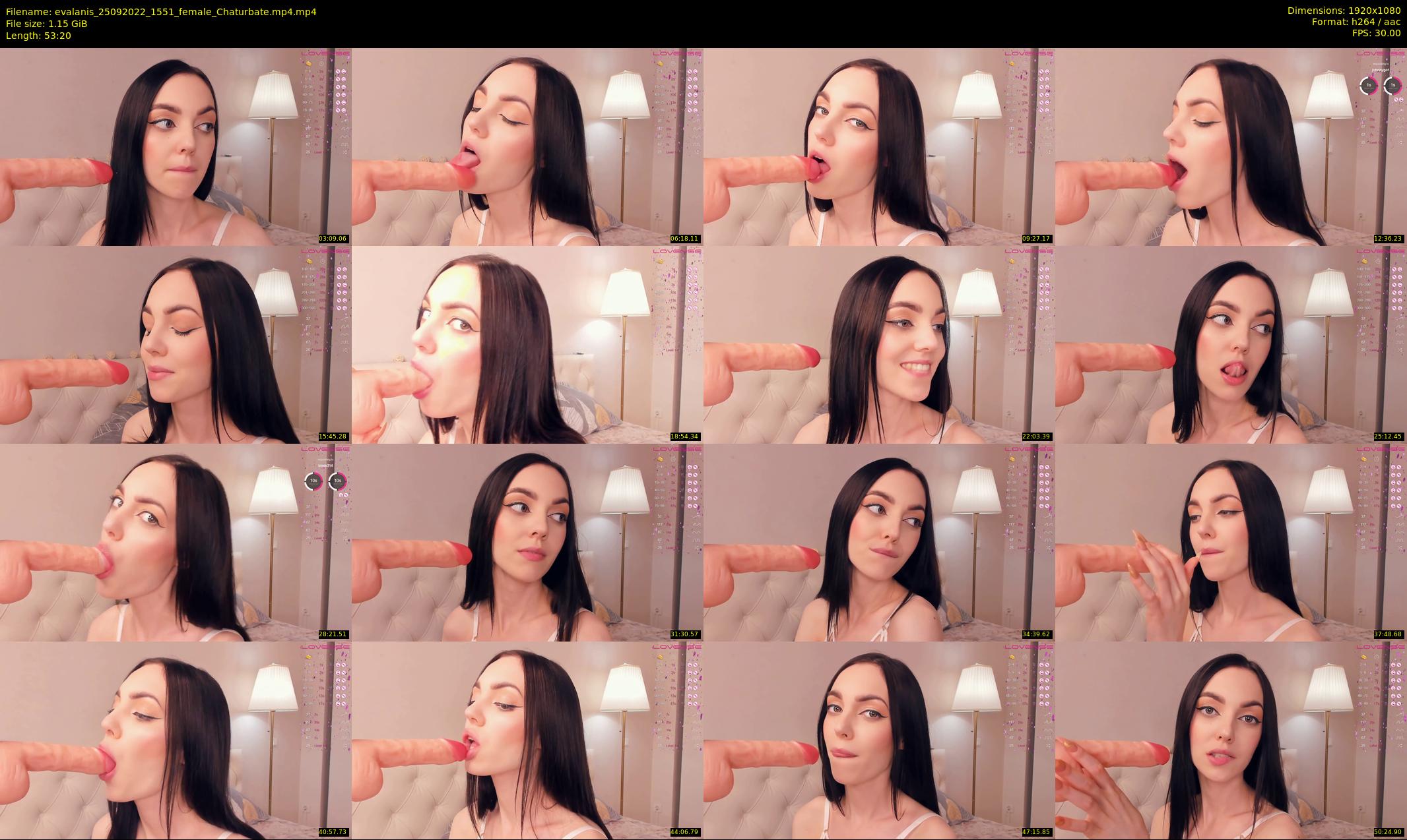 evalanis — 54 minute Chaturbate couple cam show recording, 1080p, Sep 25, 2022