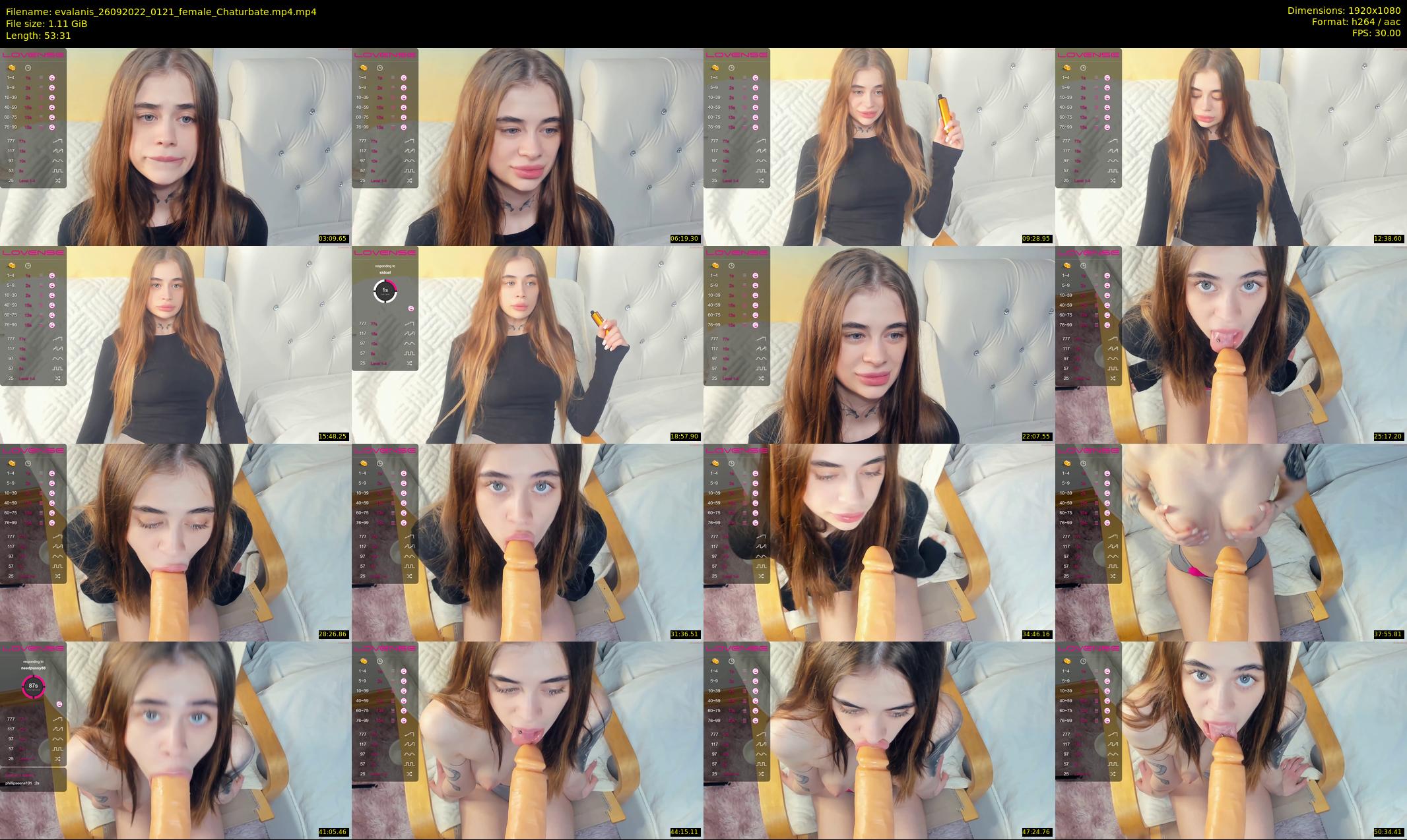 evalanis — 54 minute Chaturbate couple cam show recording, 1080p, Sep 26, 2022
