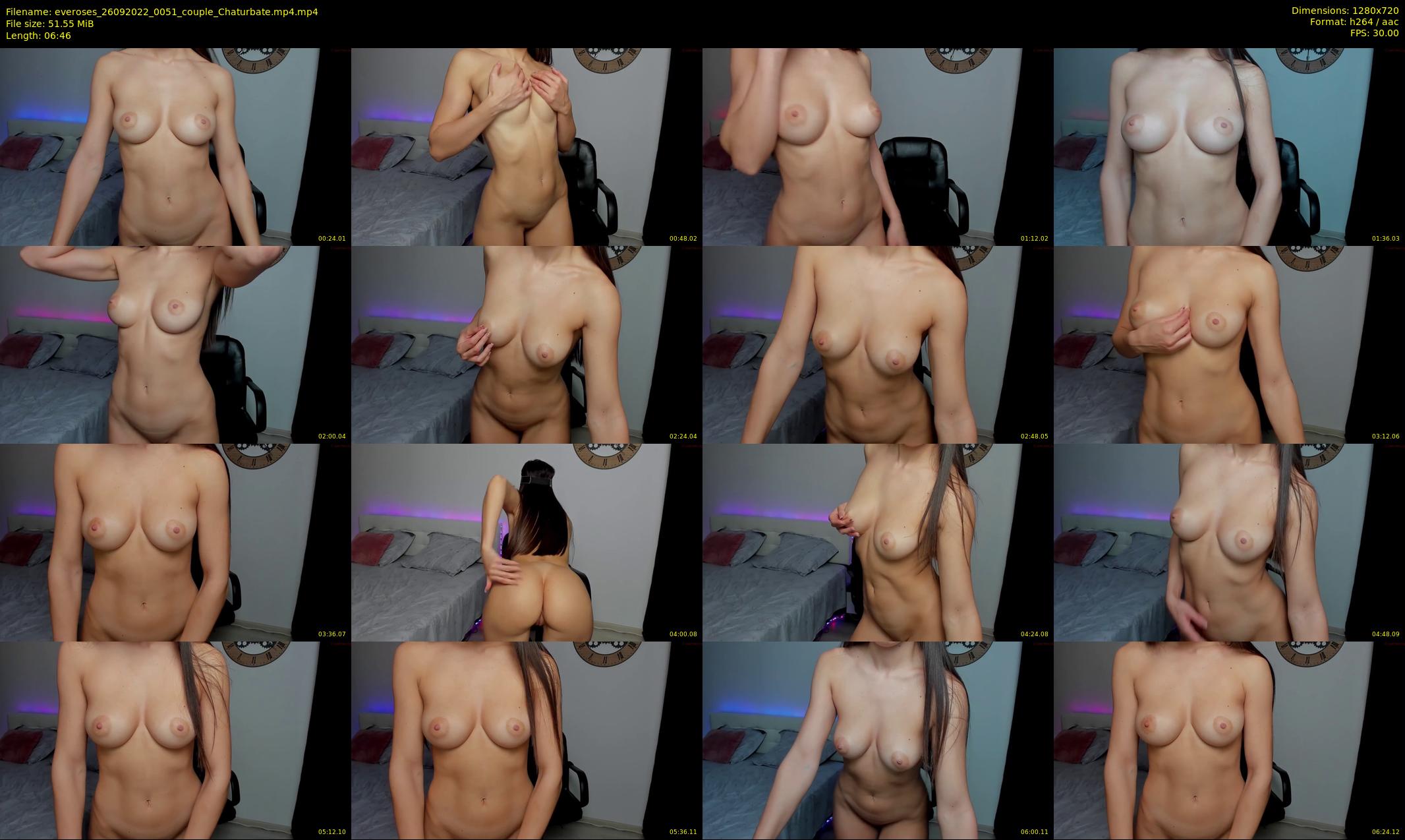 everoses — 7 minute Chaturbate couple cam show recording, 720p, Sep 26, 2022