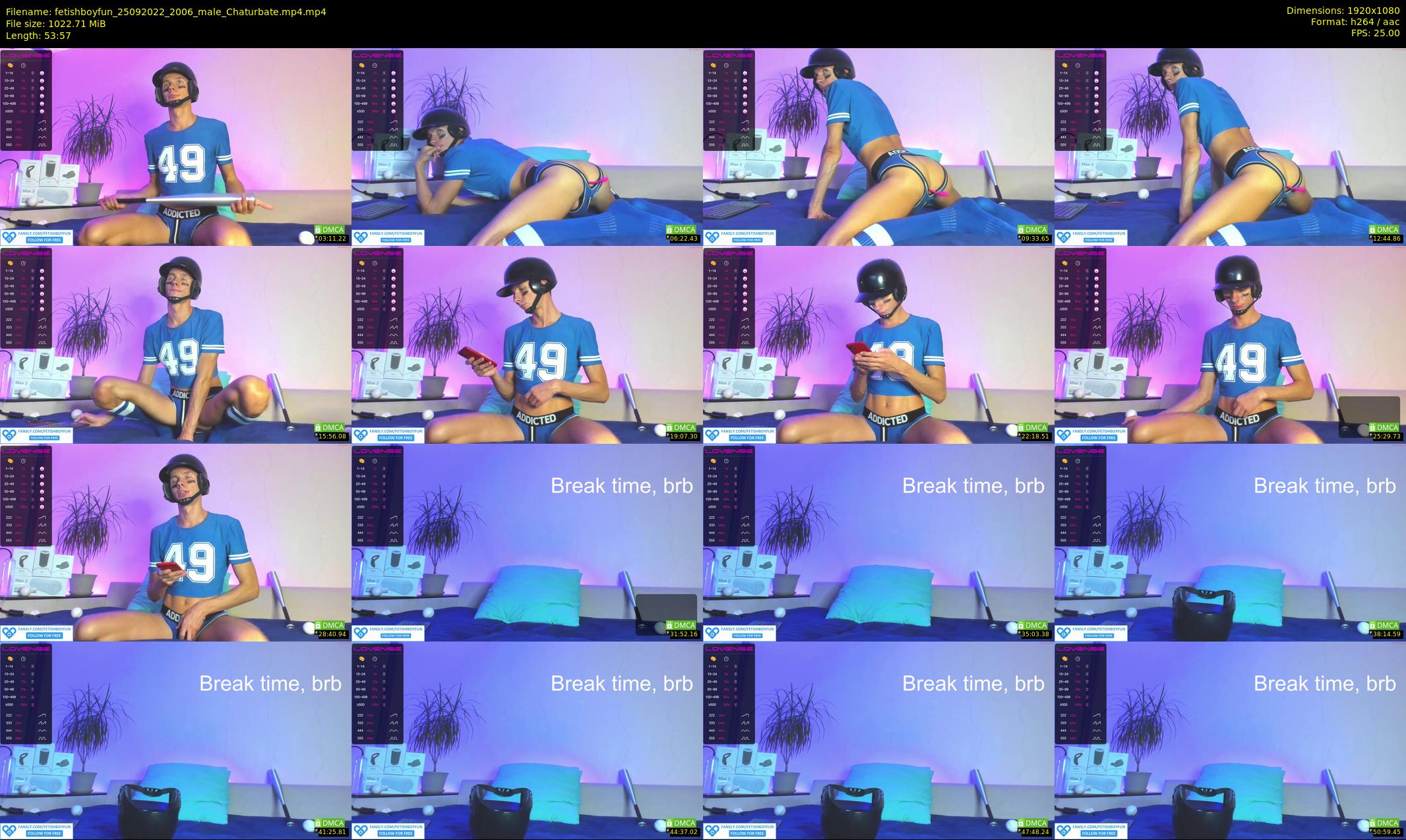 fetishboyfun — 54 minute Chaturbate male cam show recording, 1080p, Sep 25, 2022