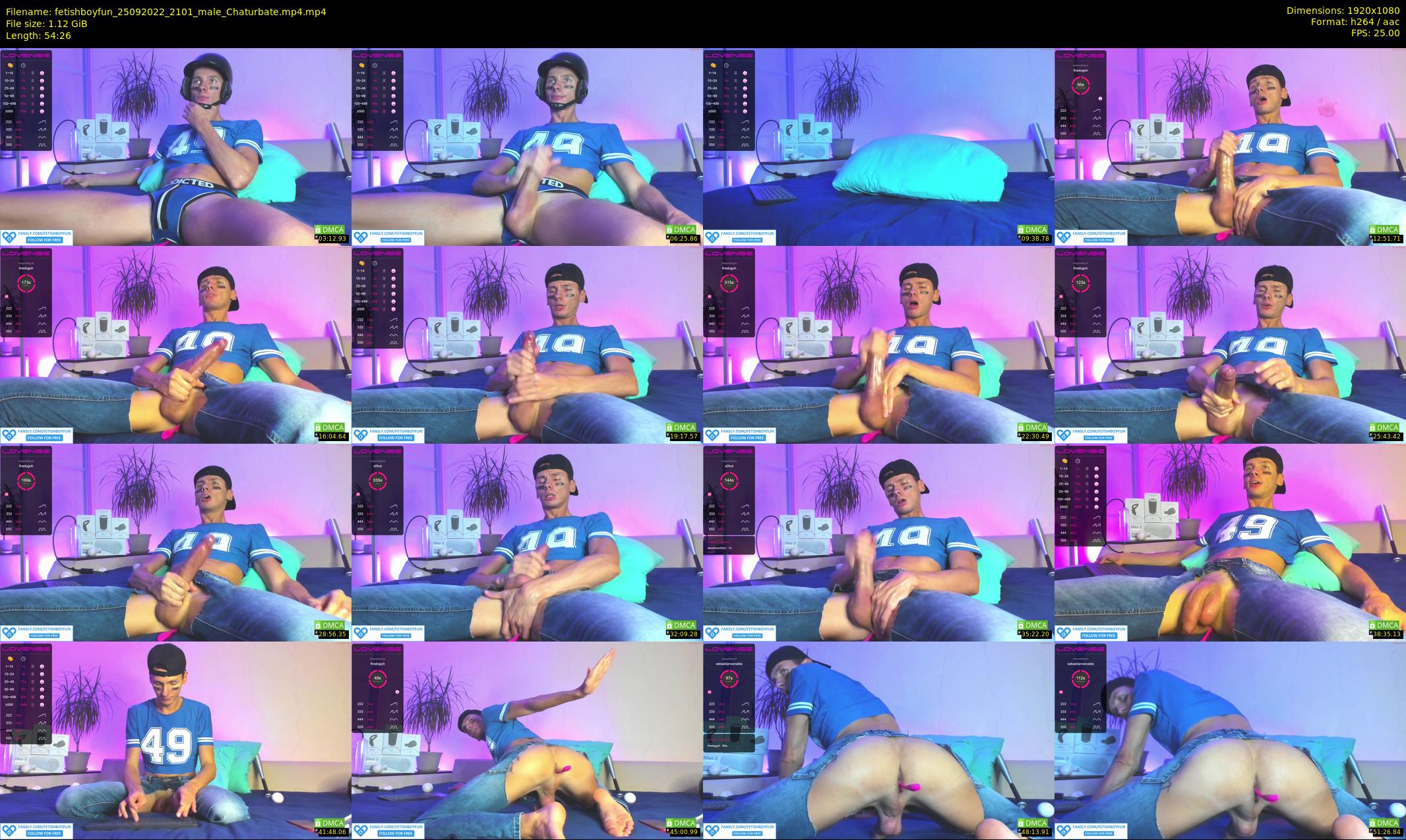 fetishboyfun — 55 minute Chaturbate male cam show recording, 1080p, Sep 25, 2022