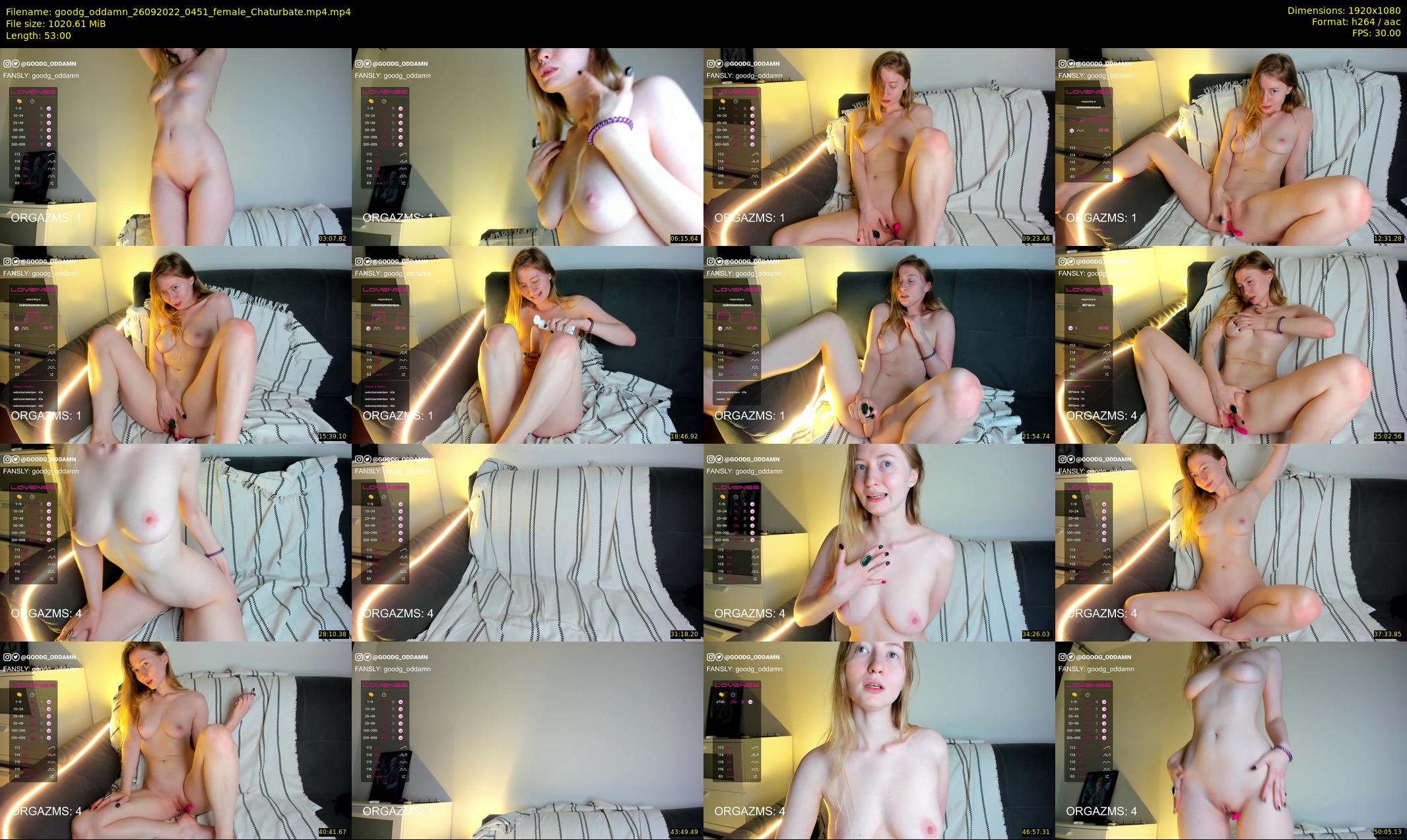 goodg_oddamn — 53 minute Chaturbate female cam show recording, 1080p, Sep 26, 2022
