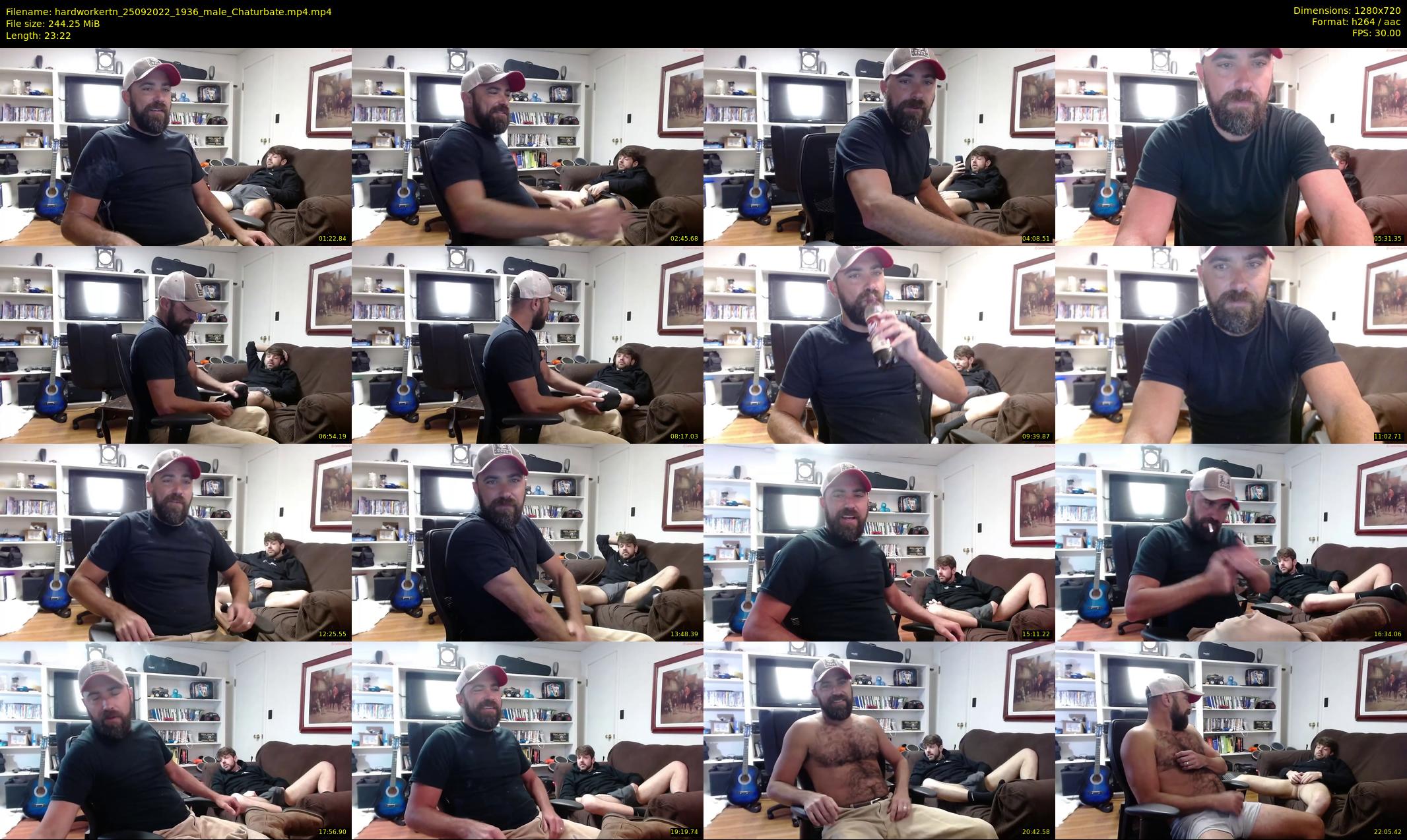hardworkertn — 24 minute Chaturbate male cam show recording, 720p, Sep 25, 2022