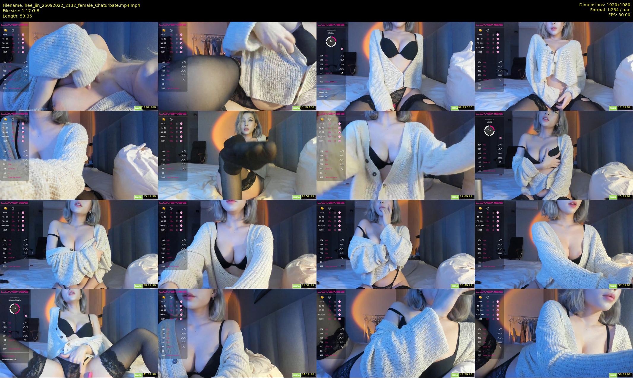 hee_jin — 54 minute Chaturbate female cam show recording, 1080p, Sep 25, 2022