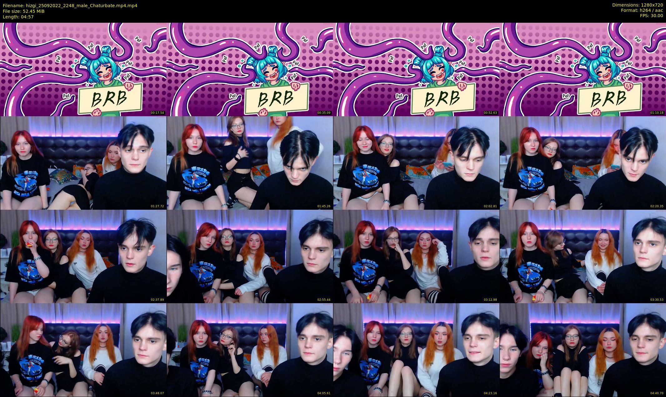 hizgi — 5 minute Chaturbate couple cam show recording, 720p, Sep 25, 2022