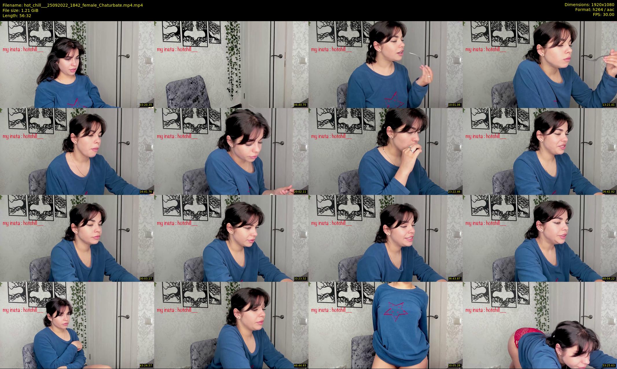 hot_chill__ — 57 minute Chaturbate female cam show recording, 1080p, Sep 25, 2022