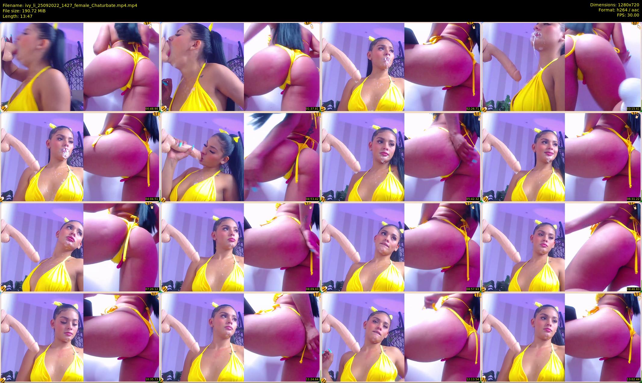 ivy_li — 14 minute Chaturbate female cam show recording, 720p, Sep 25, 2022
