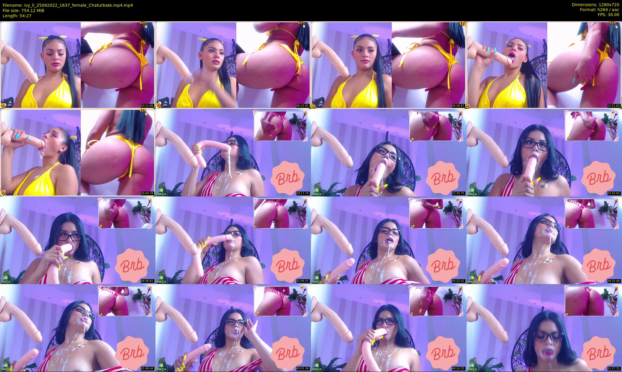 ivy_li — 55 minute Chaturbate female cam show recording, 720p, Sep 25, 2022