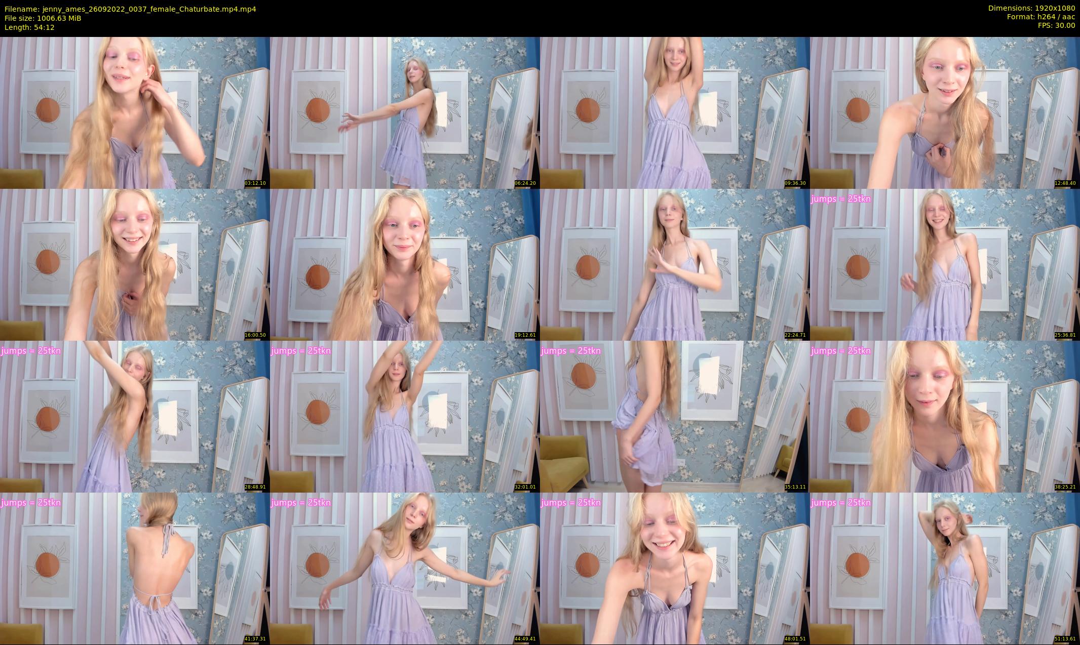 jenny_ames — 55 minute Chaturbate female cam show recording, 1080p, Sep 26, 2022