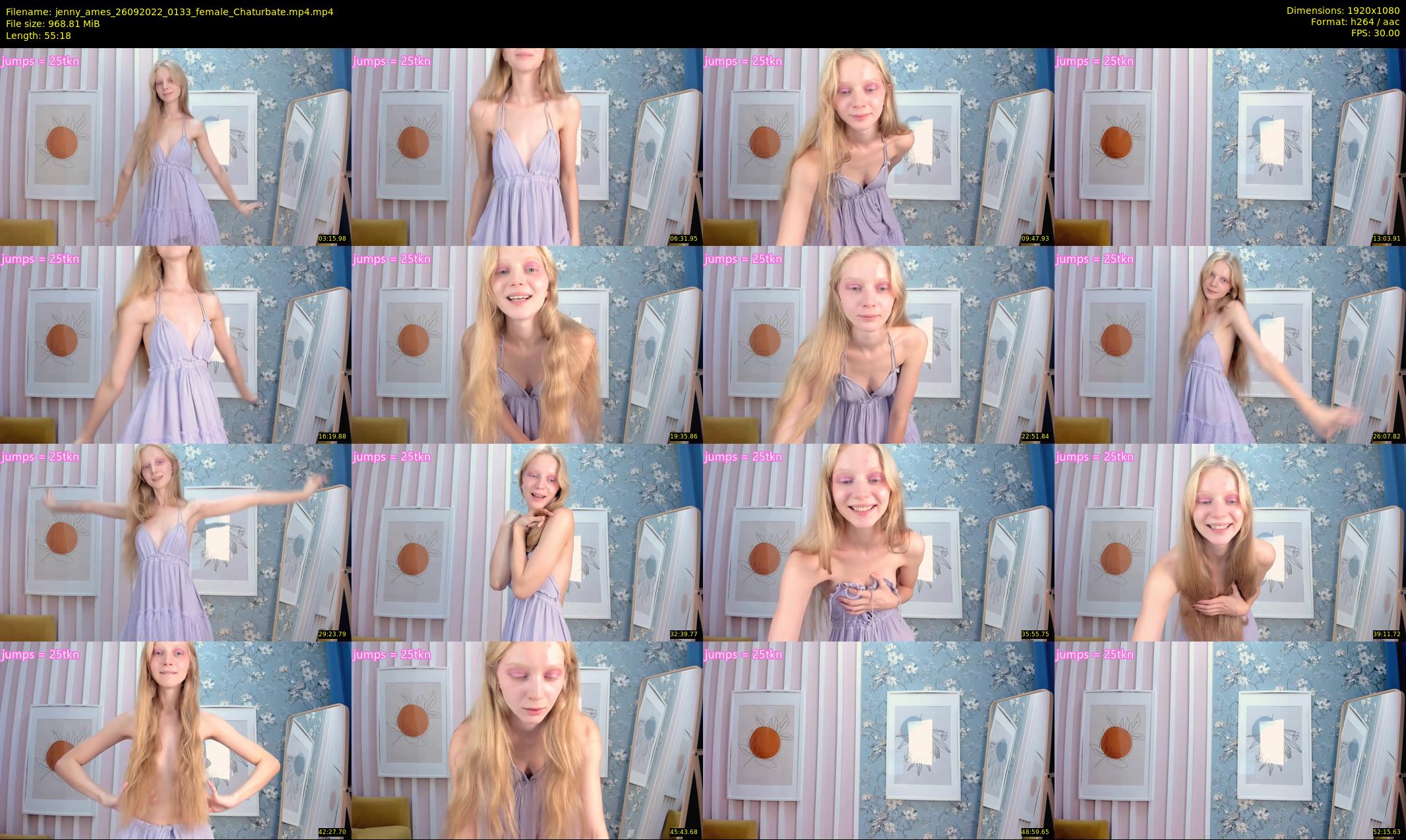 jenny_ames — 56 minute Chaturbate female cam show recording, 1080p, Sep 26, 2022