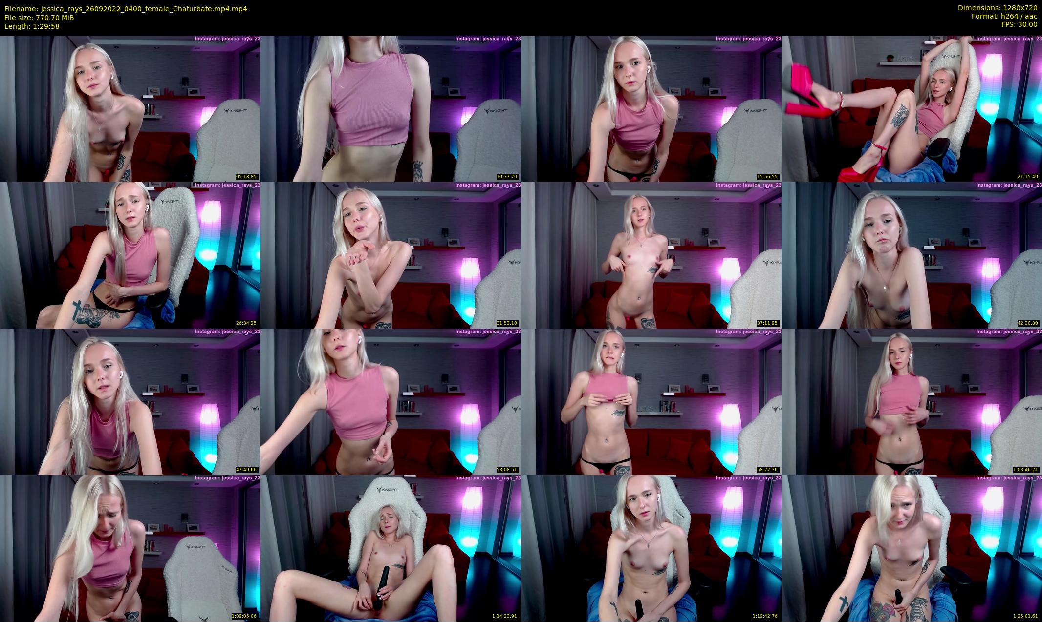 jessica_rays — 90 minute Chaturbate couple cam show recording, 720p, Sep 26, 2022