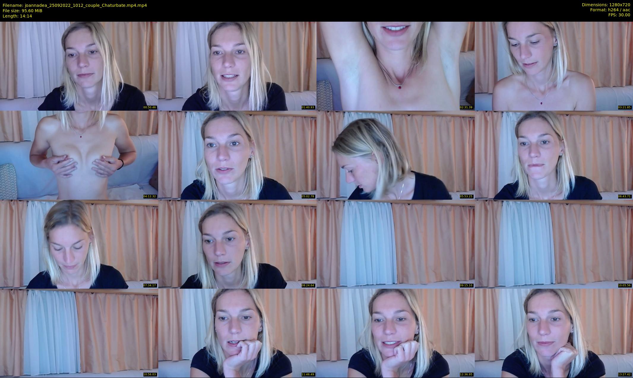 joannadea — 15 minute Chaturbate female cam show recording, 720p, Sep 25, 2022