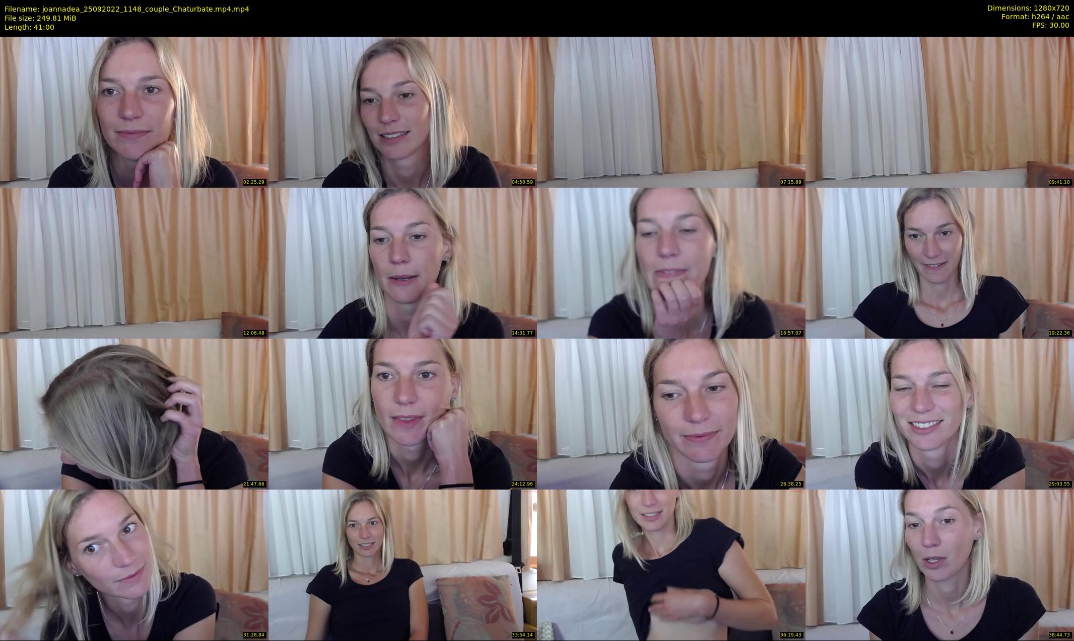joannadea — 41 minute Chaturbate female cam show recording, 720p, Sep 25, 2022
