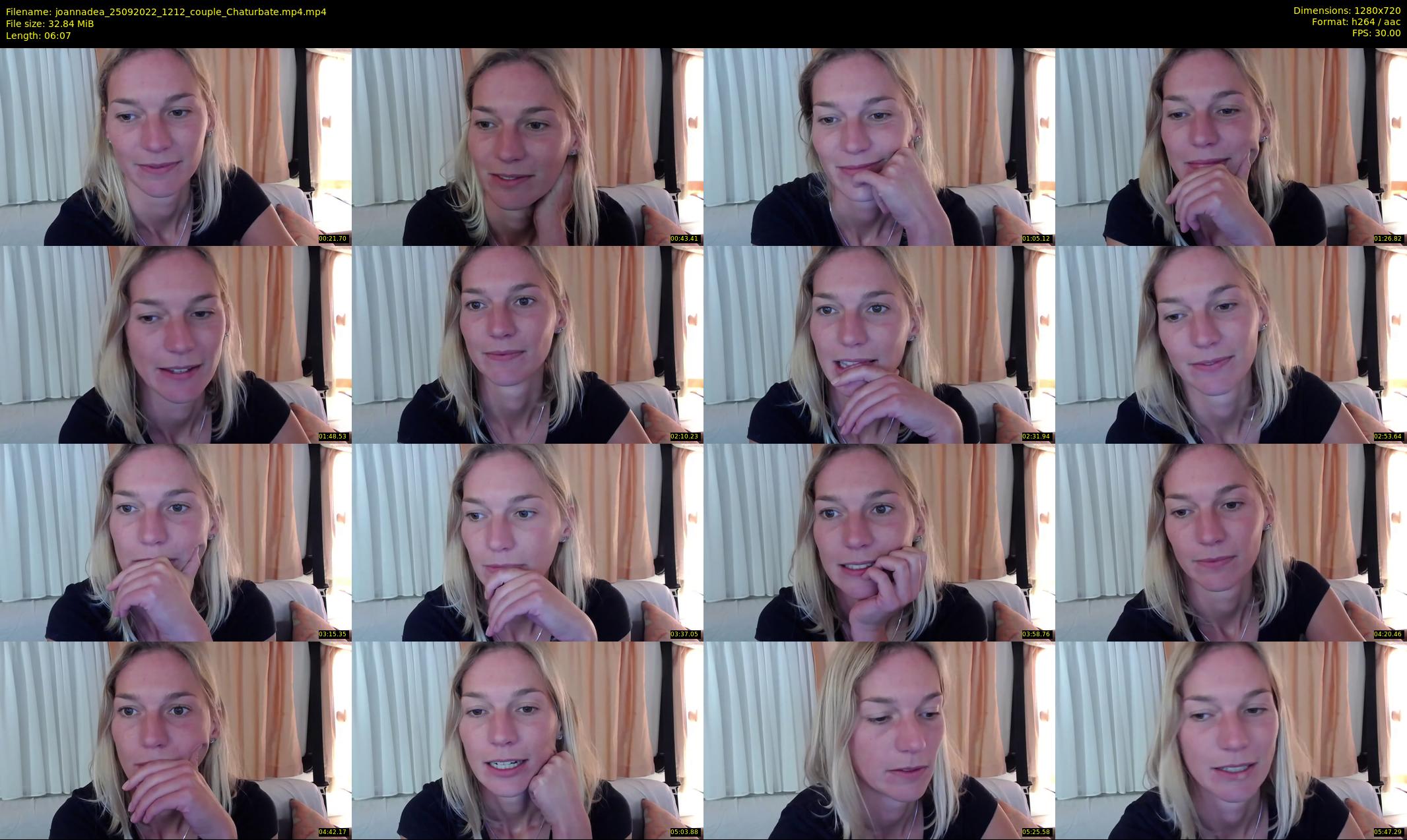 joannadea — 7 minute Chaturbate female cam show recording, 720p, Sep 25, 2022