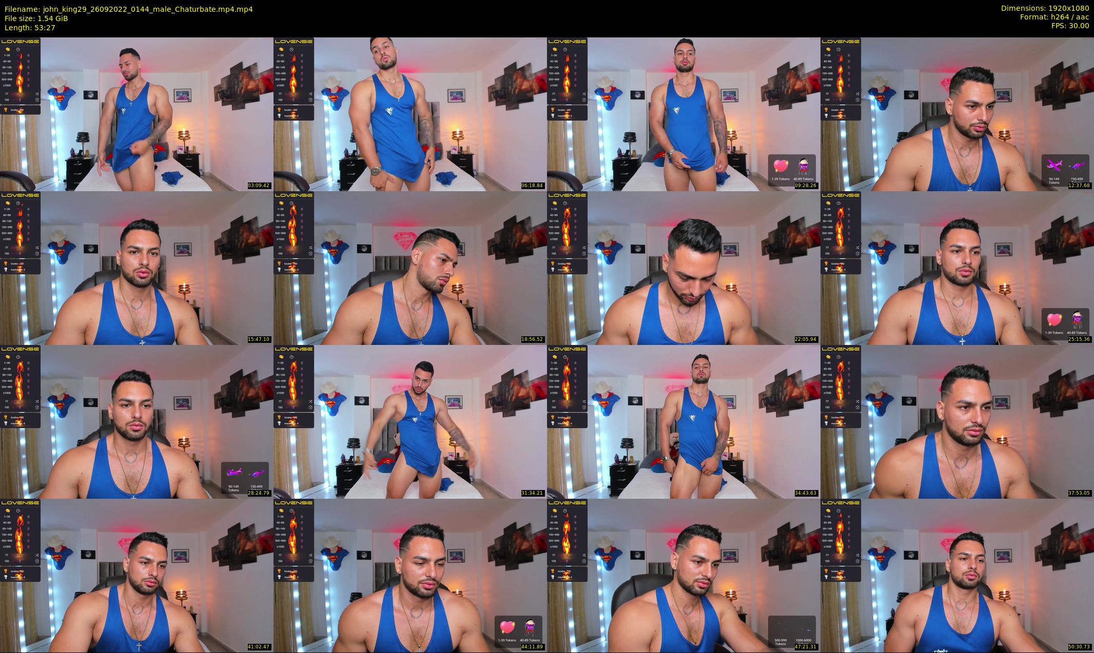 john_king29 — 54 minute Chaturbate male cam show recording, 1080p, Sep 26, 2022