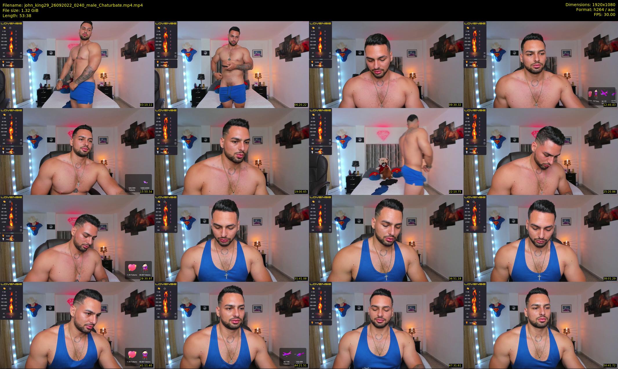 john_king29 — 54 minute Chaturbate male cam show recording, 1080p, Sep 26, 2022