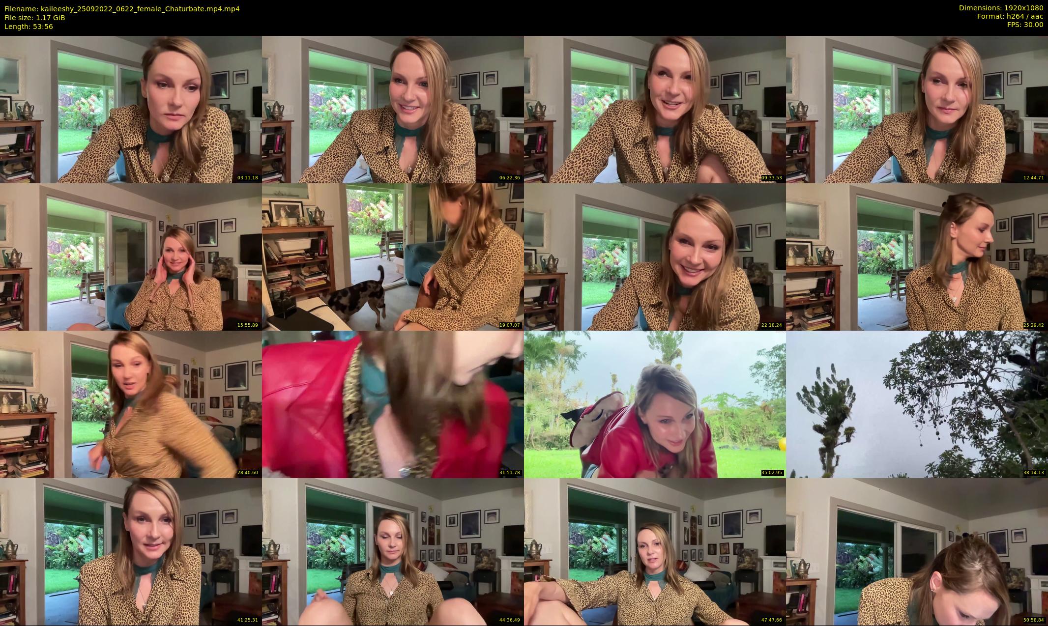 kaileeshy — 54 minute Chaturbate female cam show recording, 1080p, Sep 25, 2022