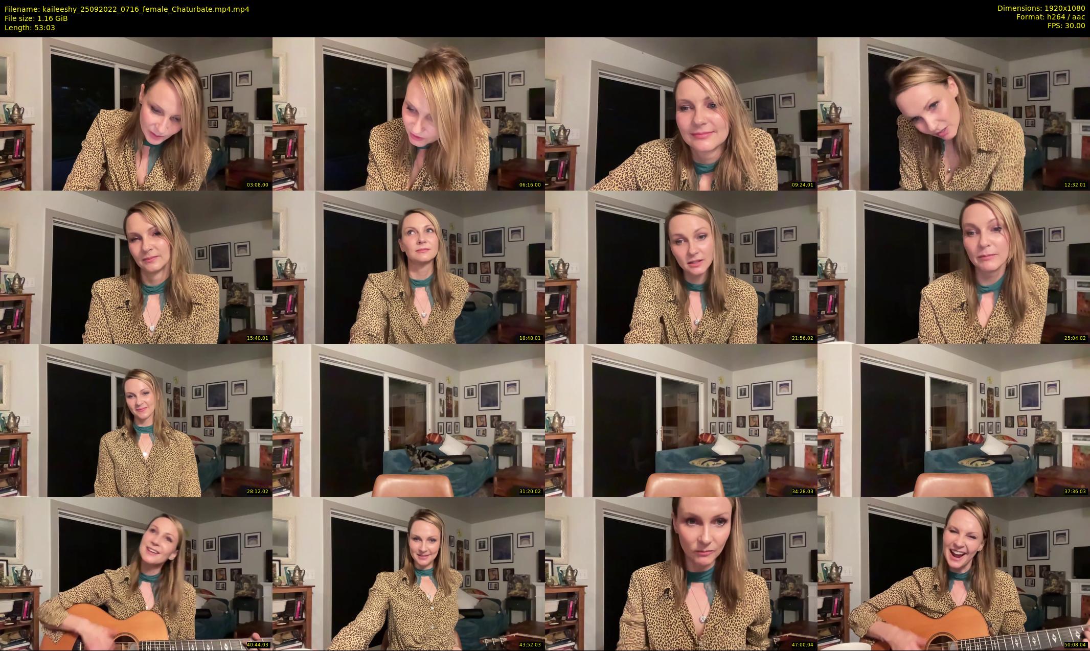 kaileeshy — 54 minute Chaturbate female cam show recording, 1080p, Sep 25, 2022