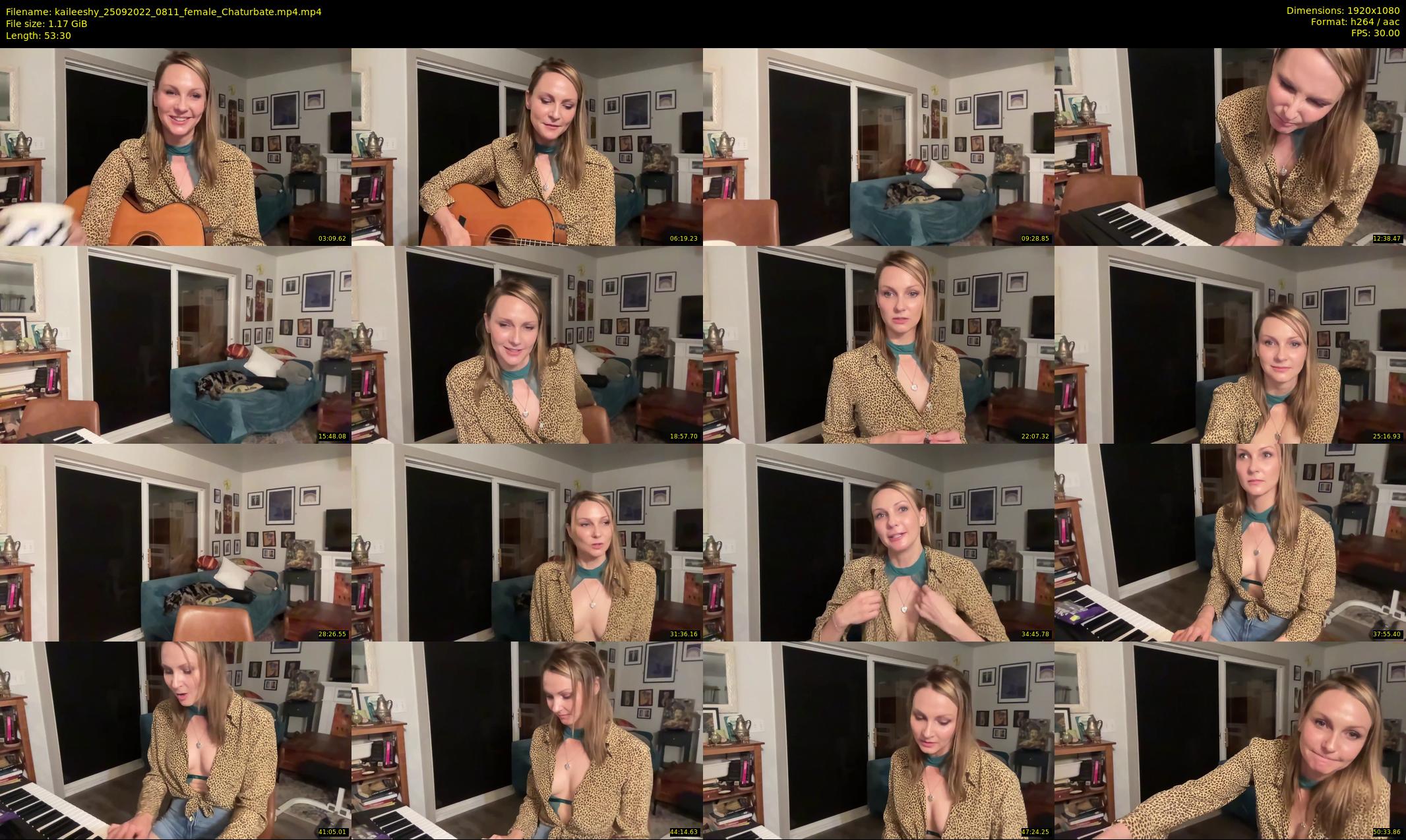 kaileeshy — 54 minute Chaturbate female cam show recording, 1080p, Sep 25, 2022