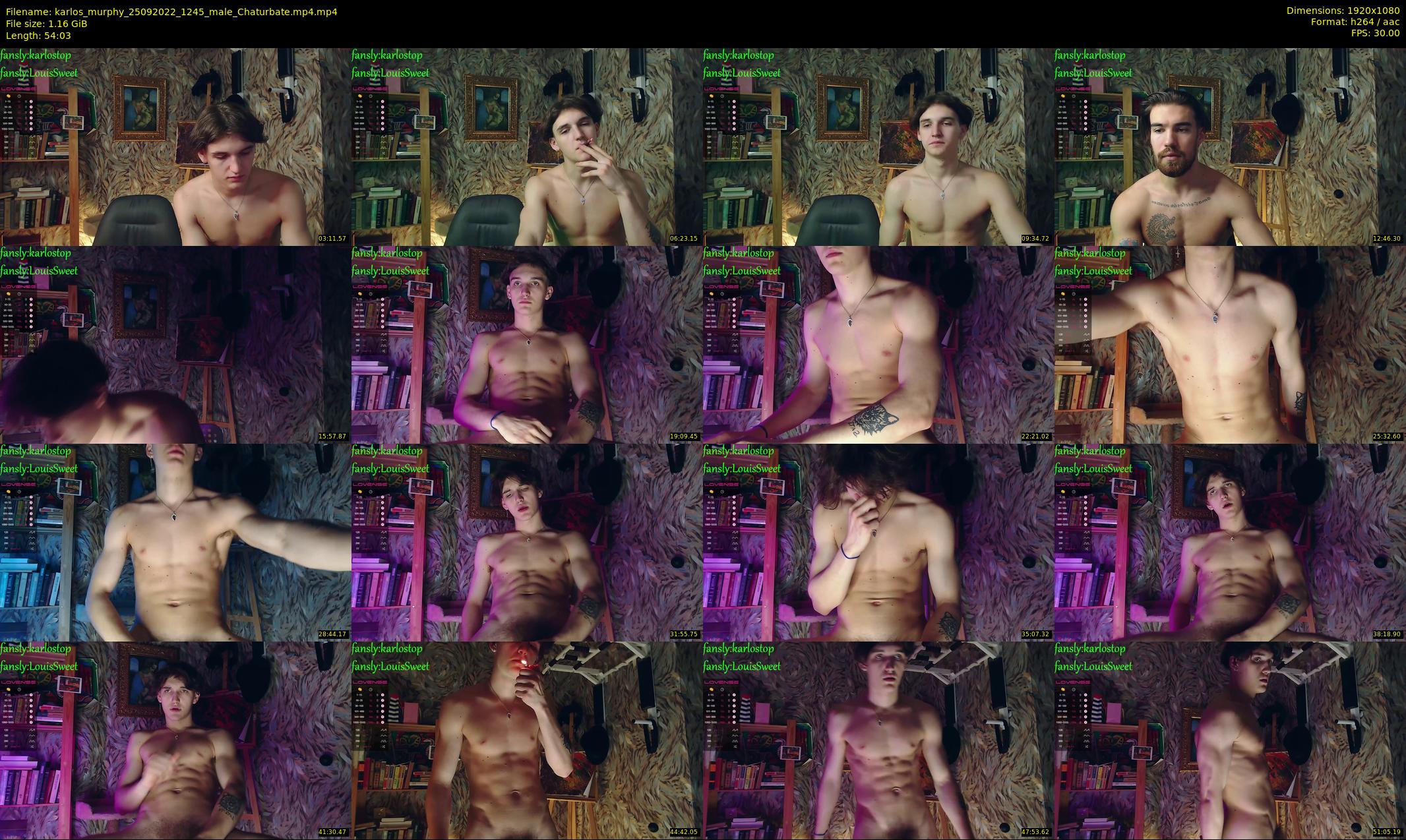 karlos_murphy — 55 minute Chaturbate male cam show recording, 1080p, Sep 25, 2022