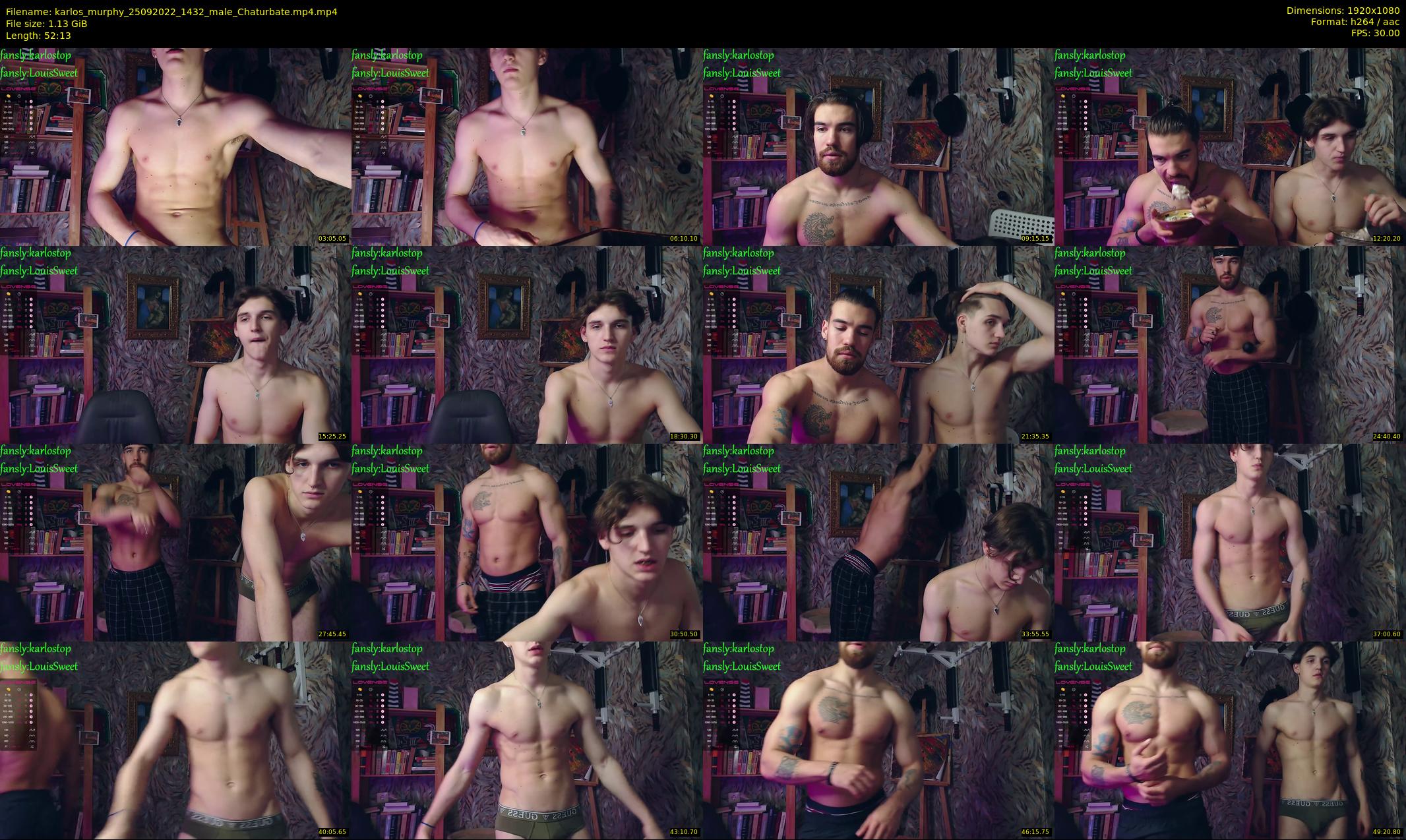 karlos_murphy — 53 minute Chaturbate male cam show recording, 1080p, Sep 25, 2022
