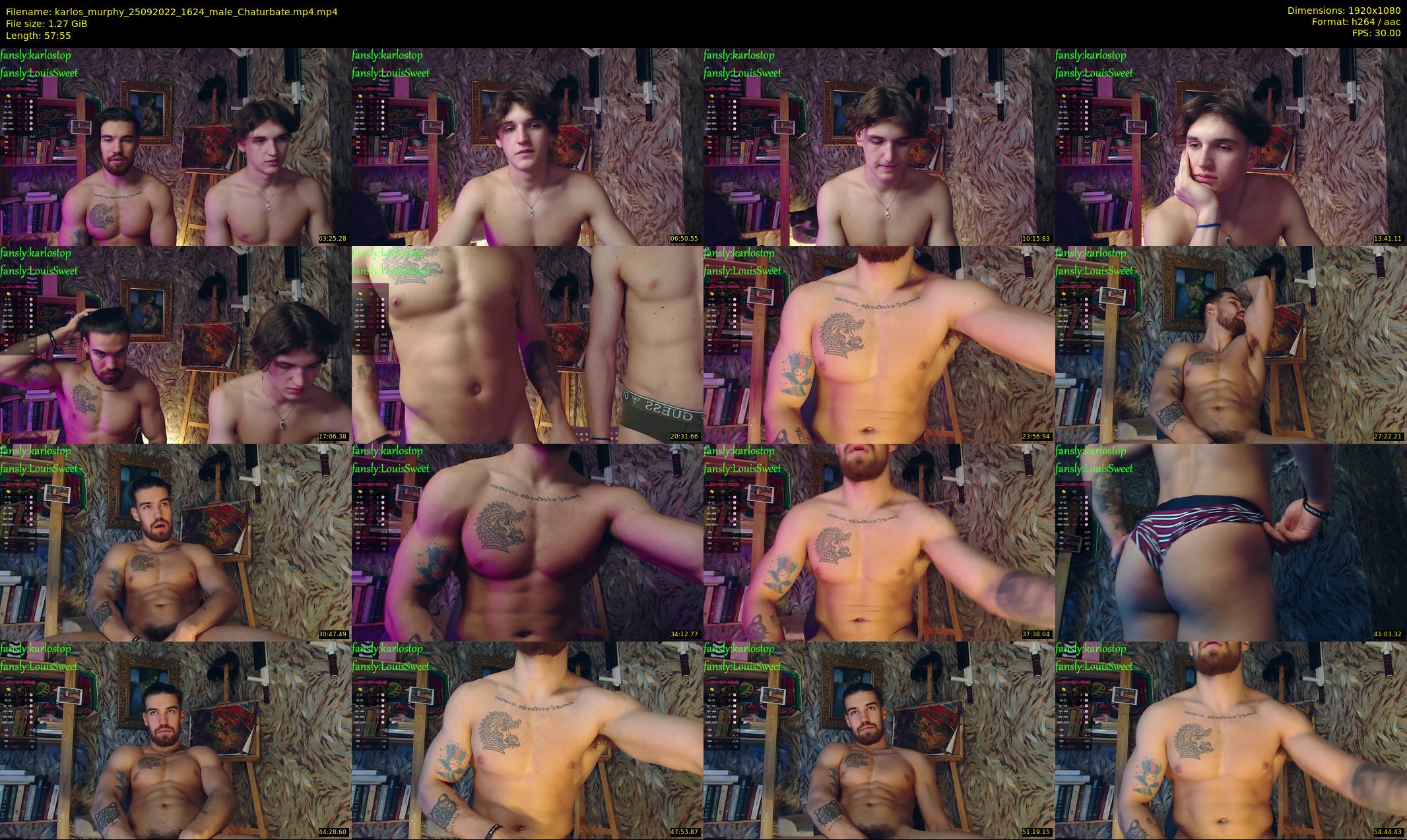 karlos_murphy — 58 minute Chaturbate male cam show recording, 1080p, Sep 25, 2022