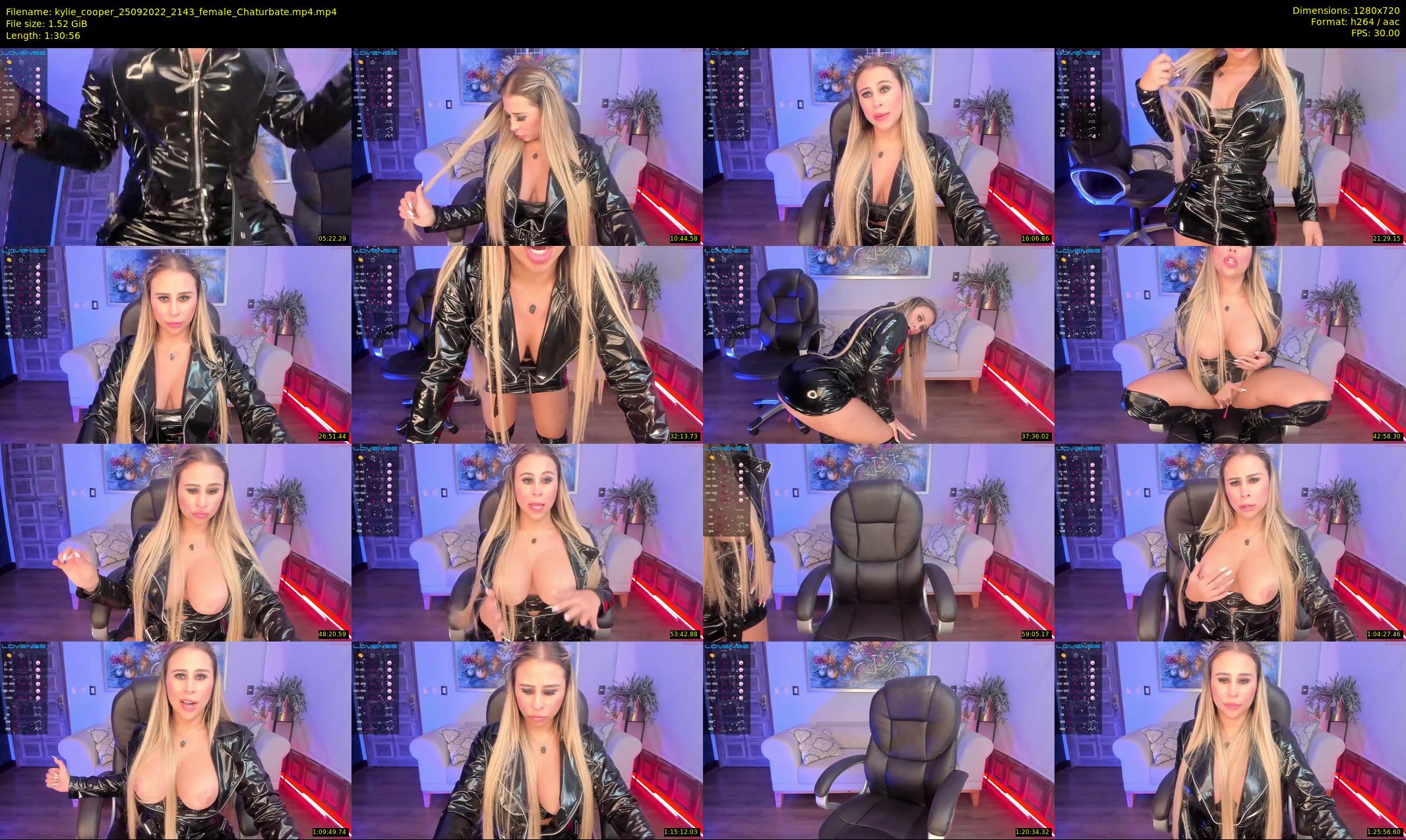 kylie_cooper — 91 minute Chaturbate female cam show recording, 720p, Sep 25, 2022