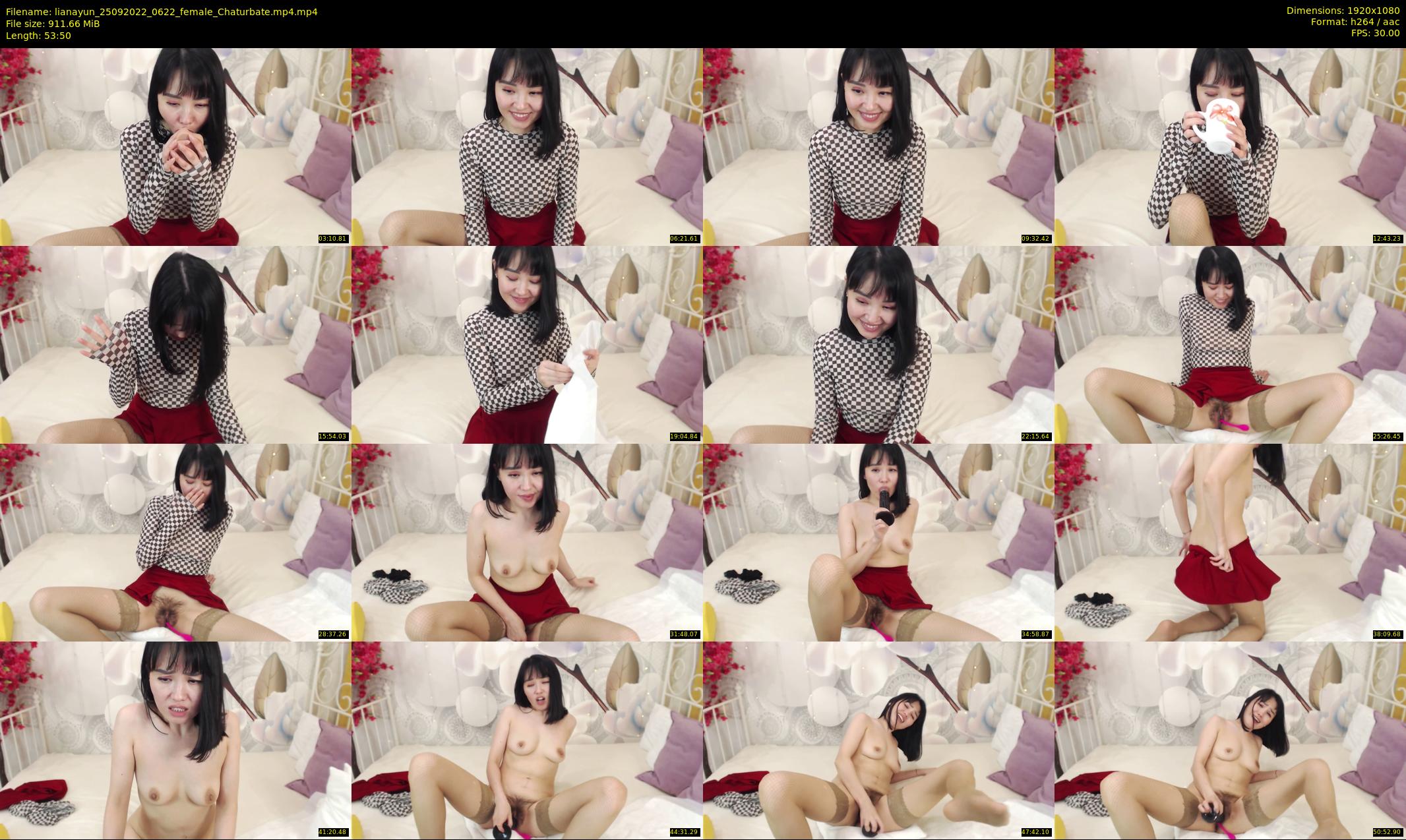 lianayun — 54 minute Chaturbate female cam show recording, 1080p, Sep 25, 2022