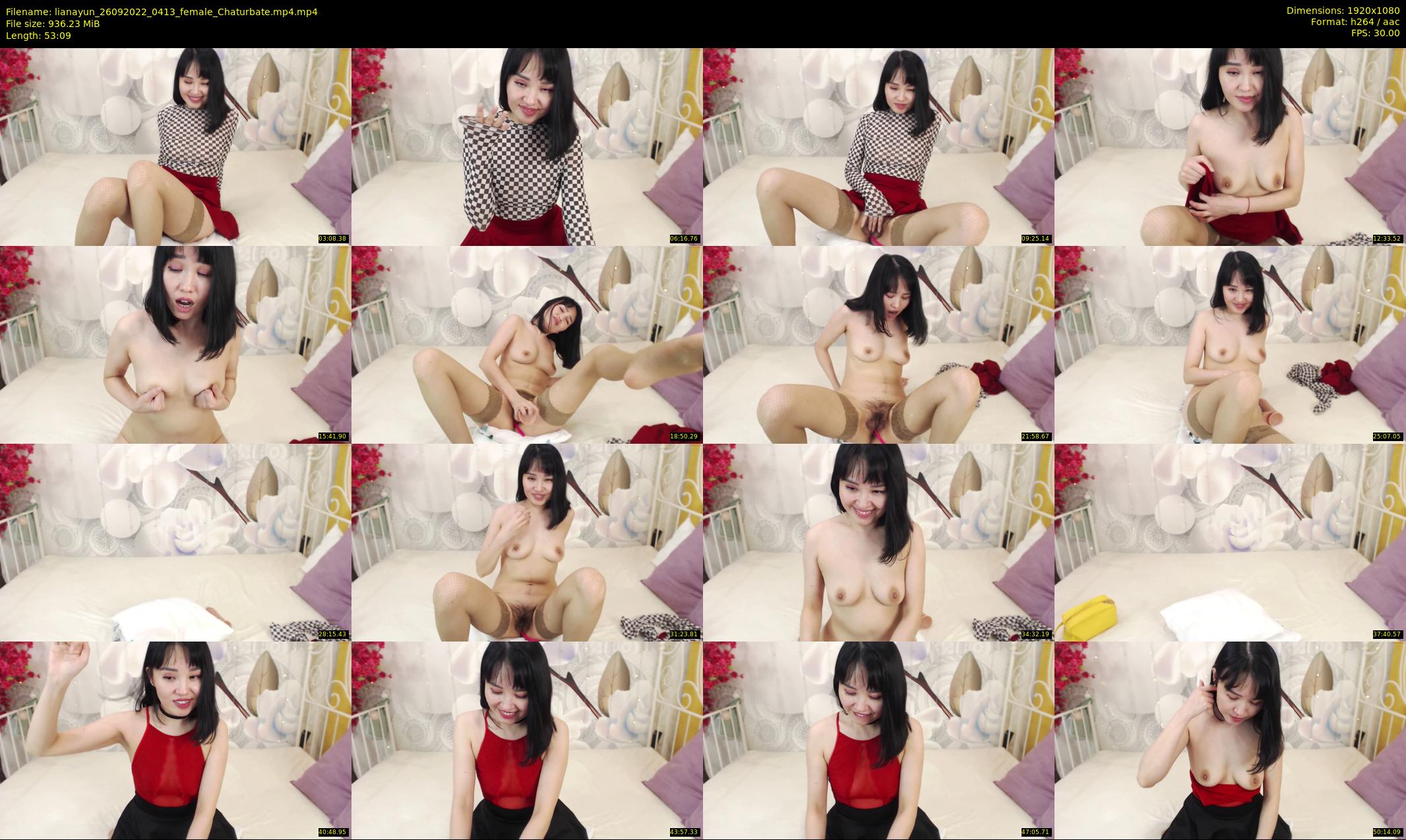 lianayun — 54 minute Chaturbate female cam show recording, 1080p, Sep 26, 2022