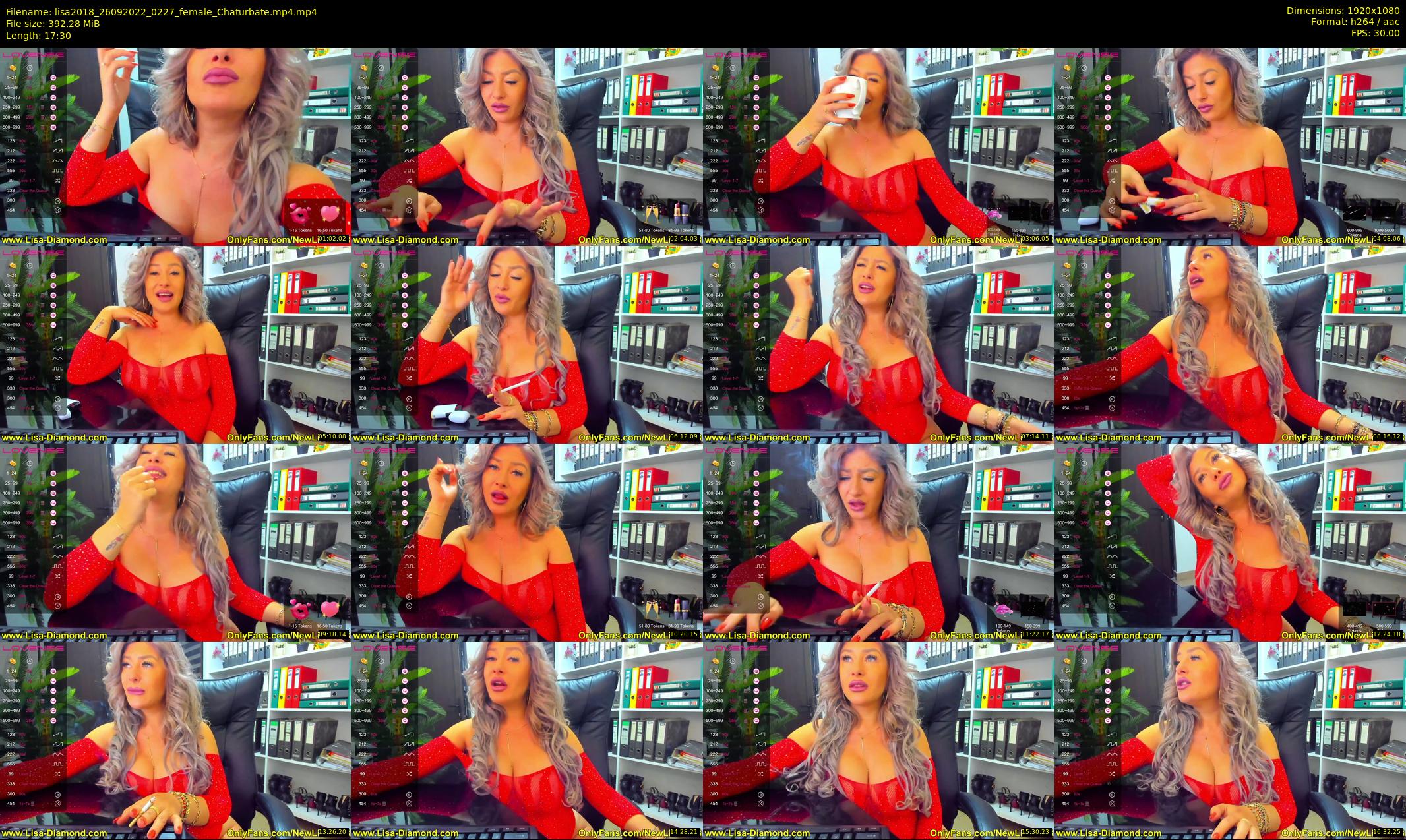 lisa2018 — 18 minute Chaturbate female cam show recording, 1080p, Sep 26, 2022