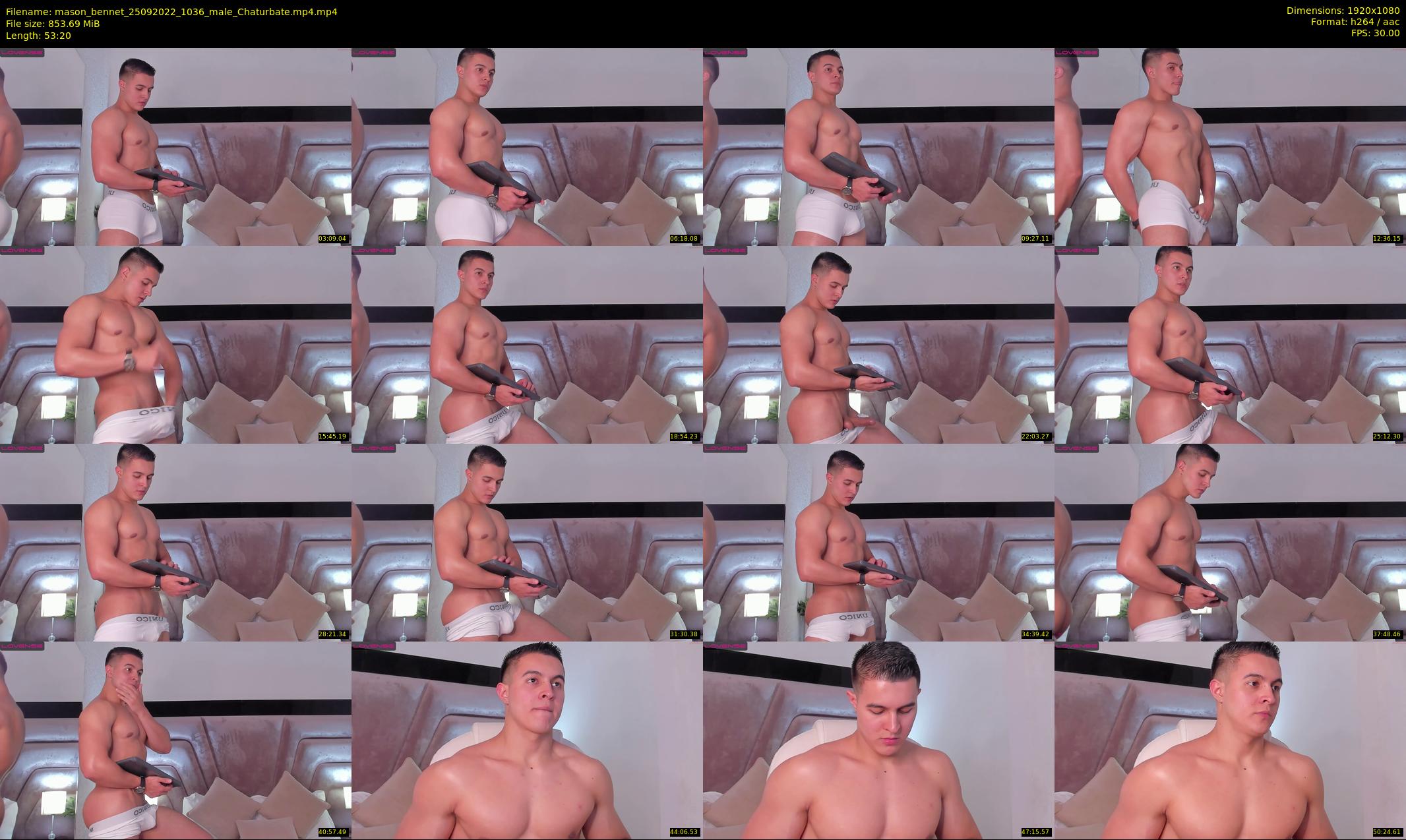 mason_bennet — 54 minute Chaturbate male cam show recording, 1080p, Sep 25, 2022